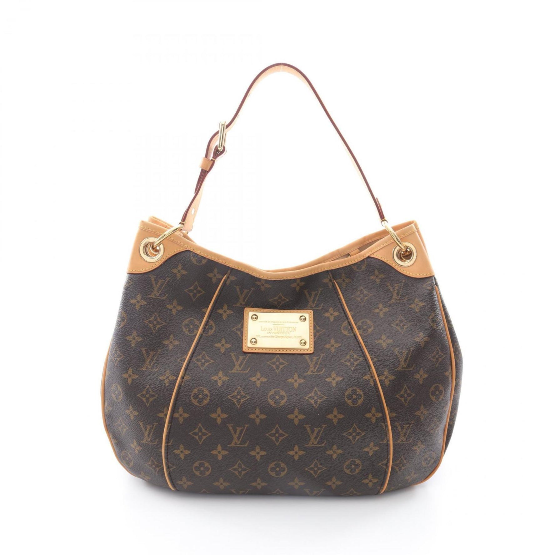 Louis Vuitton Galliera PM Shoulder Bag, Coated Canvas and Leather, Monogram, Brown
