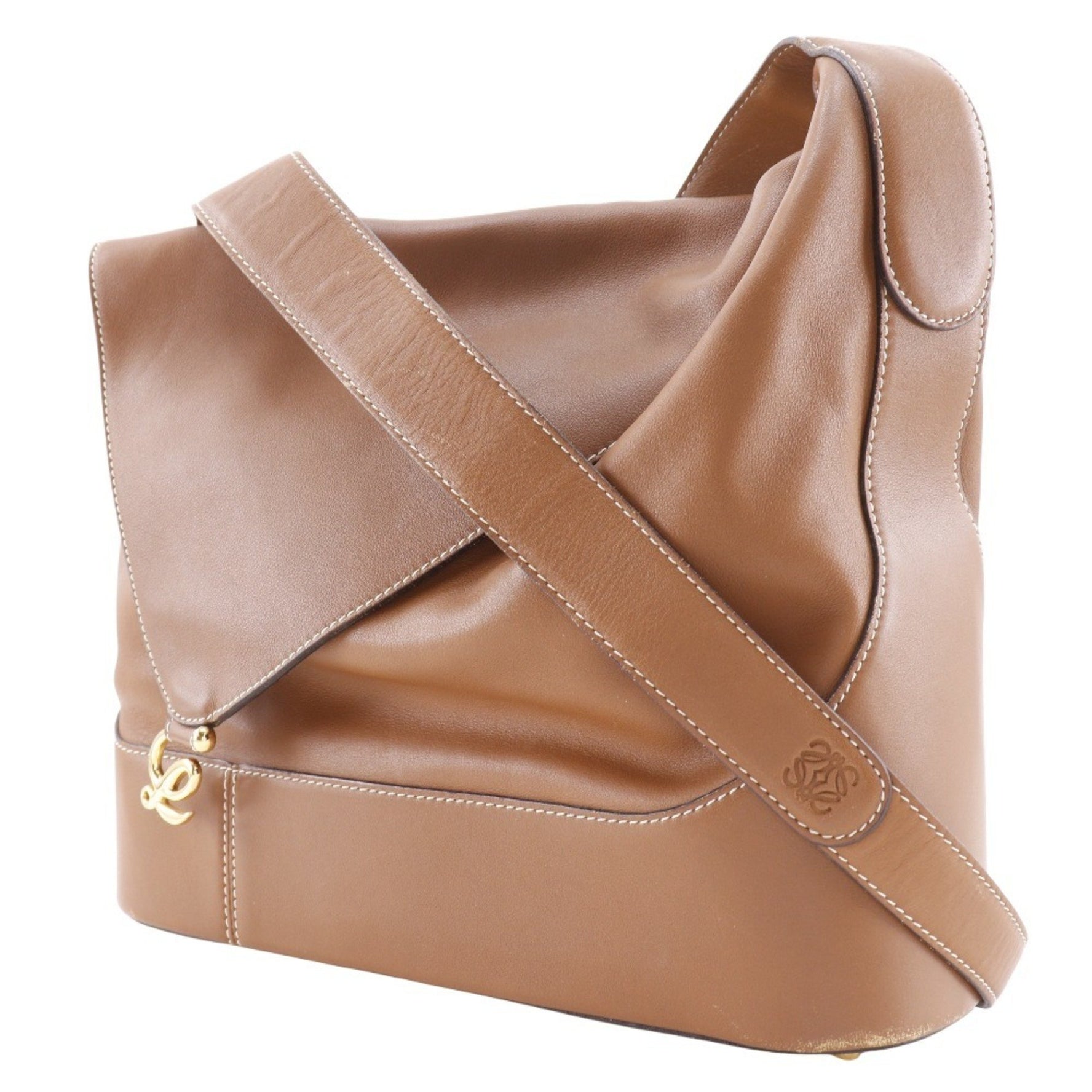 LOEWE L Shoulder Bag Calf Logo