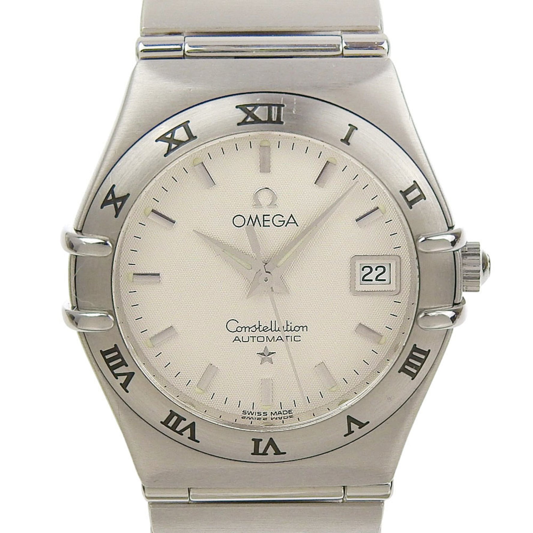 Like new OMEGA Constellation Date 1592 30 00 white dial stainless steel automatic watch