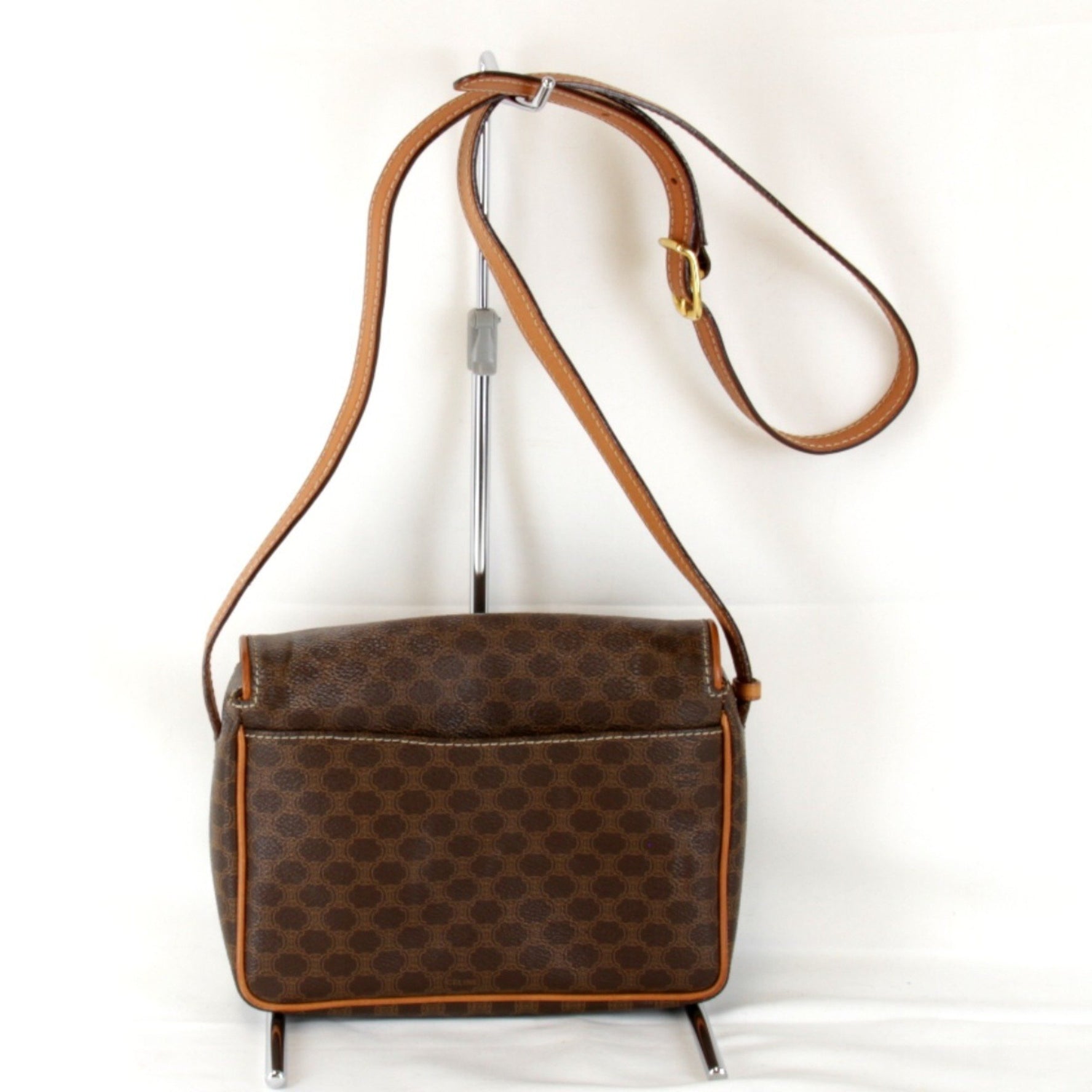 CELINE Macadam shoulder bag in PVC leather