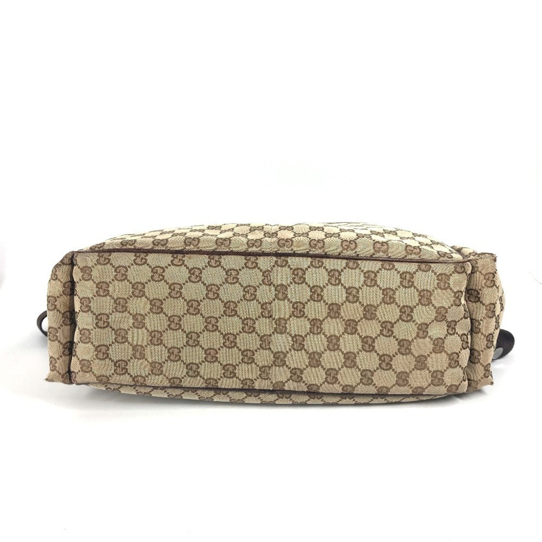 GUCCI GG Mother's Bag, Crossbody Shoulder Canvas Leather, Beige