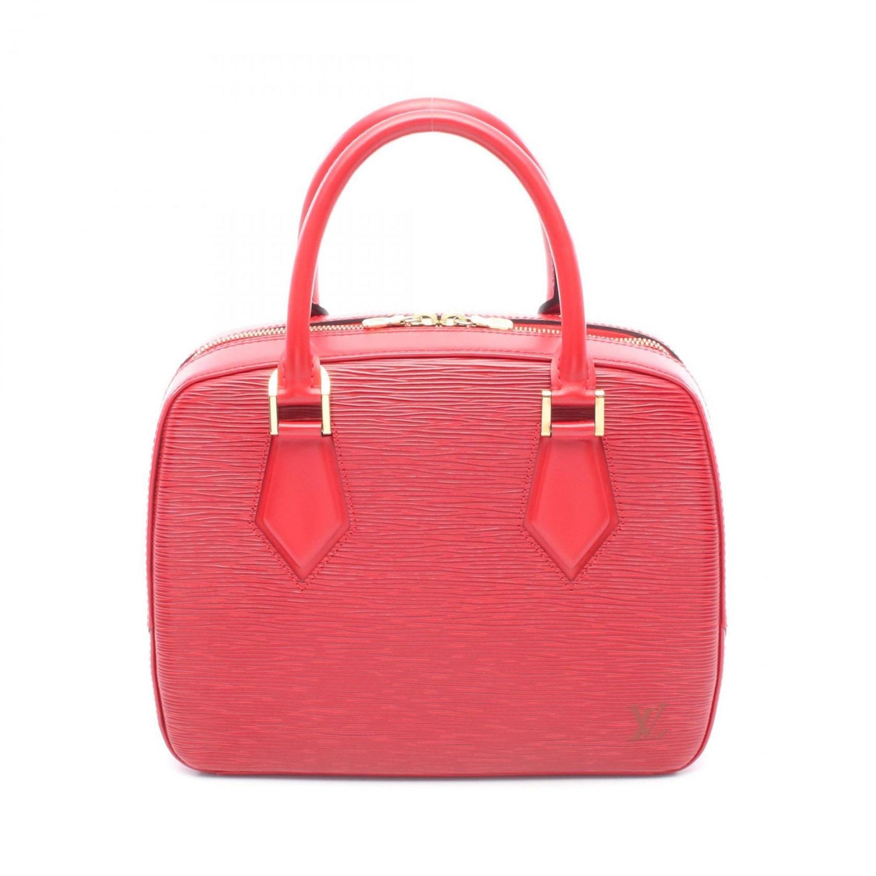 Louis Vuitton Sablon Handbag, Epi Leather, Red