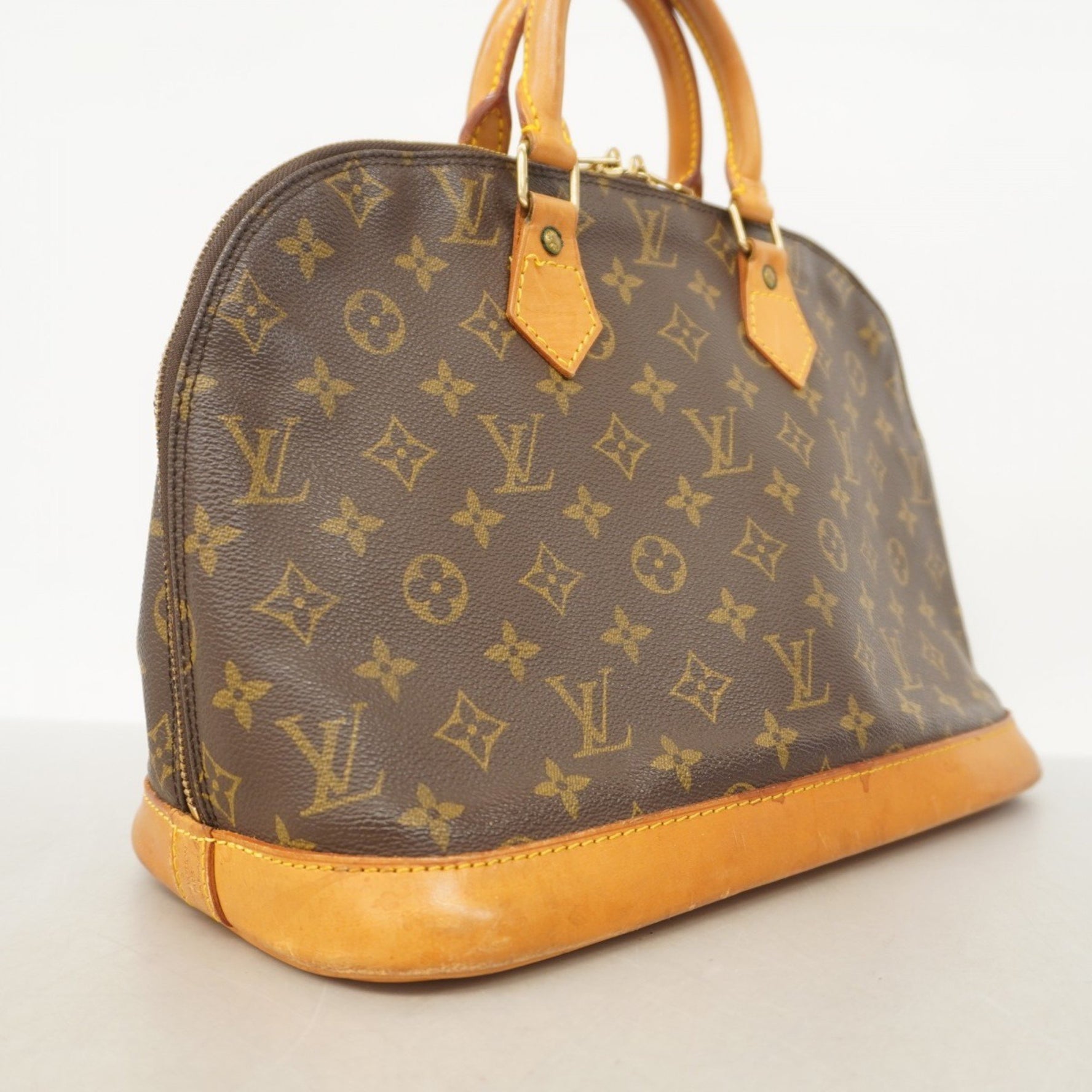 Louis Vuitton Monogram Alma Handbag M51130 Brown Women's
