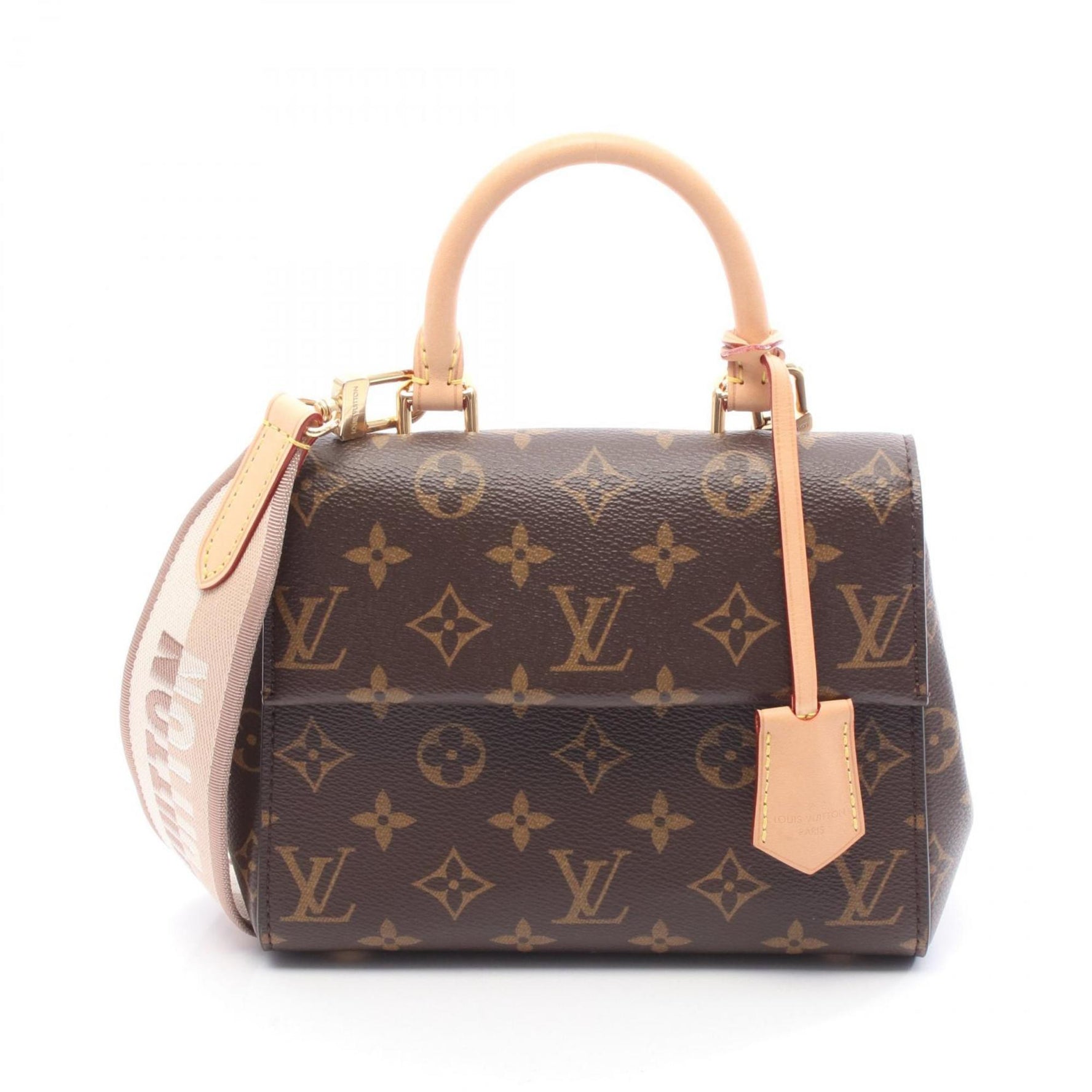 Louis Vuitton Cluny Mini Handbag, Coated Canvas and Leather, Monogram
