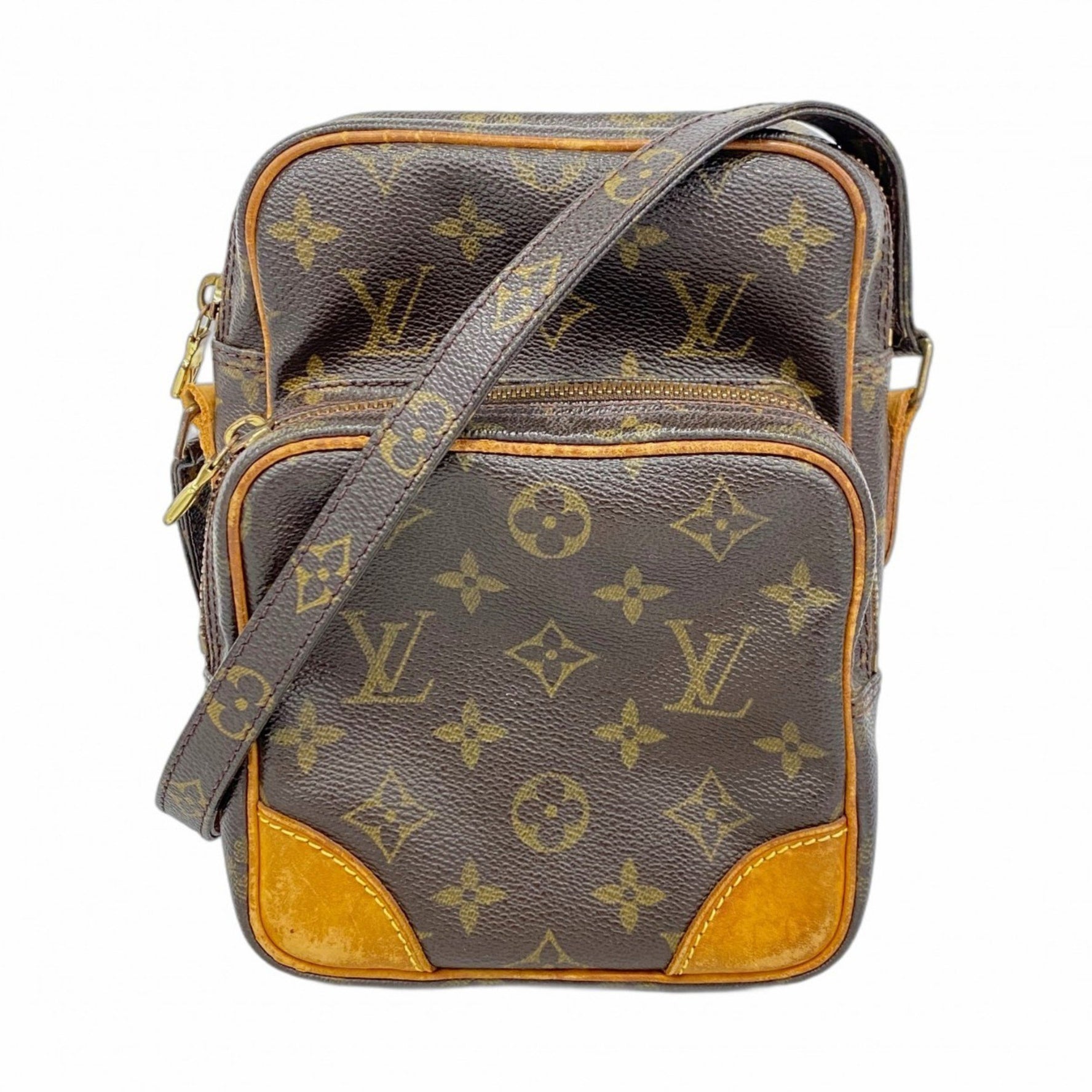 Louis Vuitton Monogram Amazon Shoulder Bag M45236 Brown Women's
