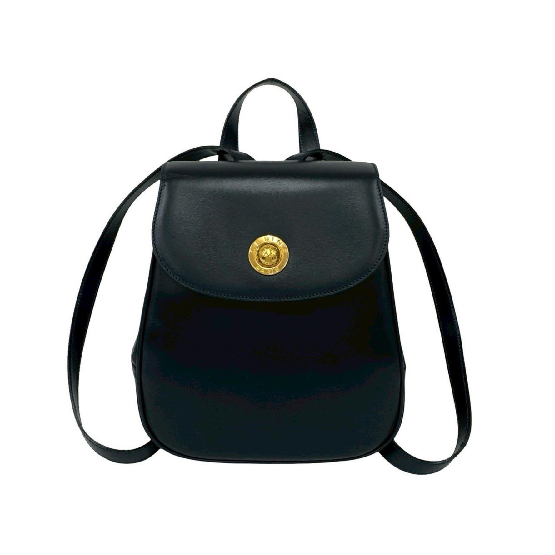CELINE Logo Star Ball Calf Leather Mini Backpack Daypack