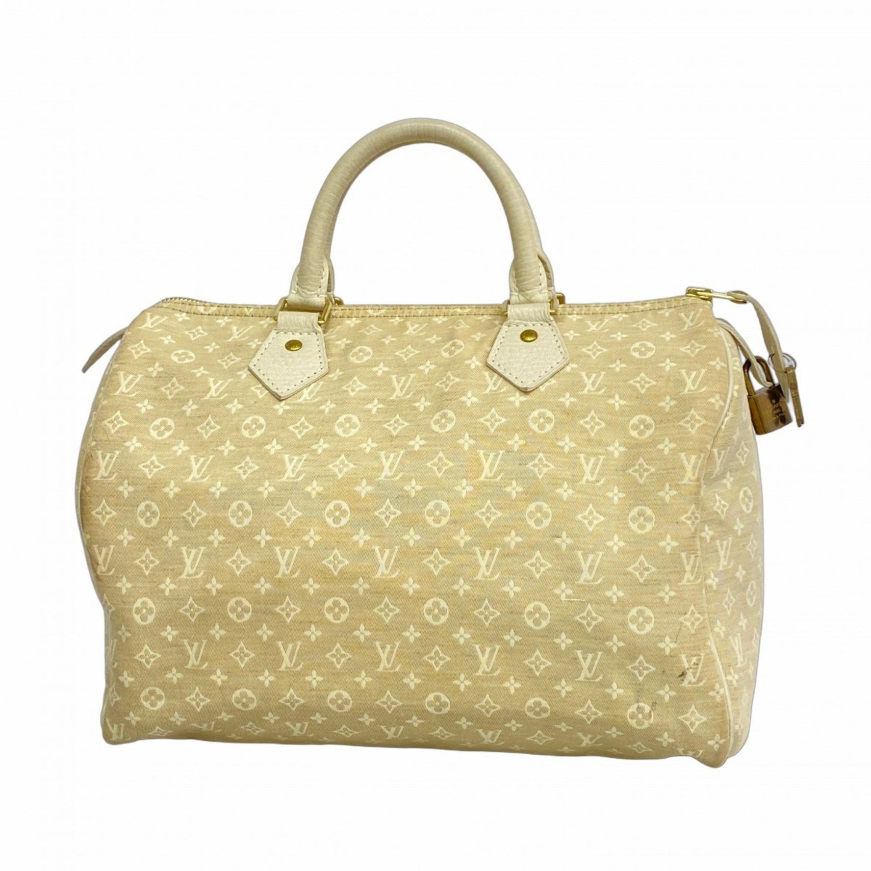 Louis Vuitton Monogram Mini Lan Speedy 30 Handbag