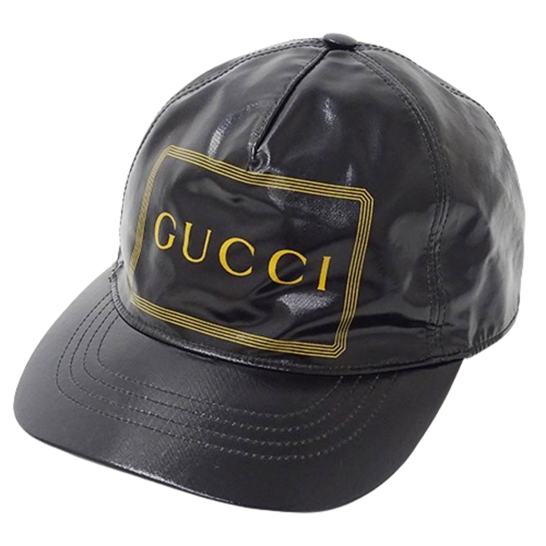 Gucci Cap, Coated Canvas, Size S, Logo