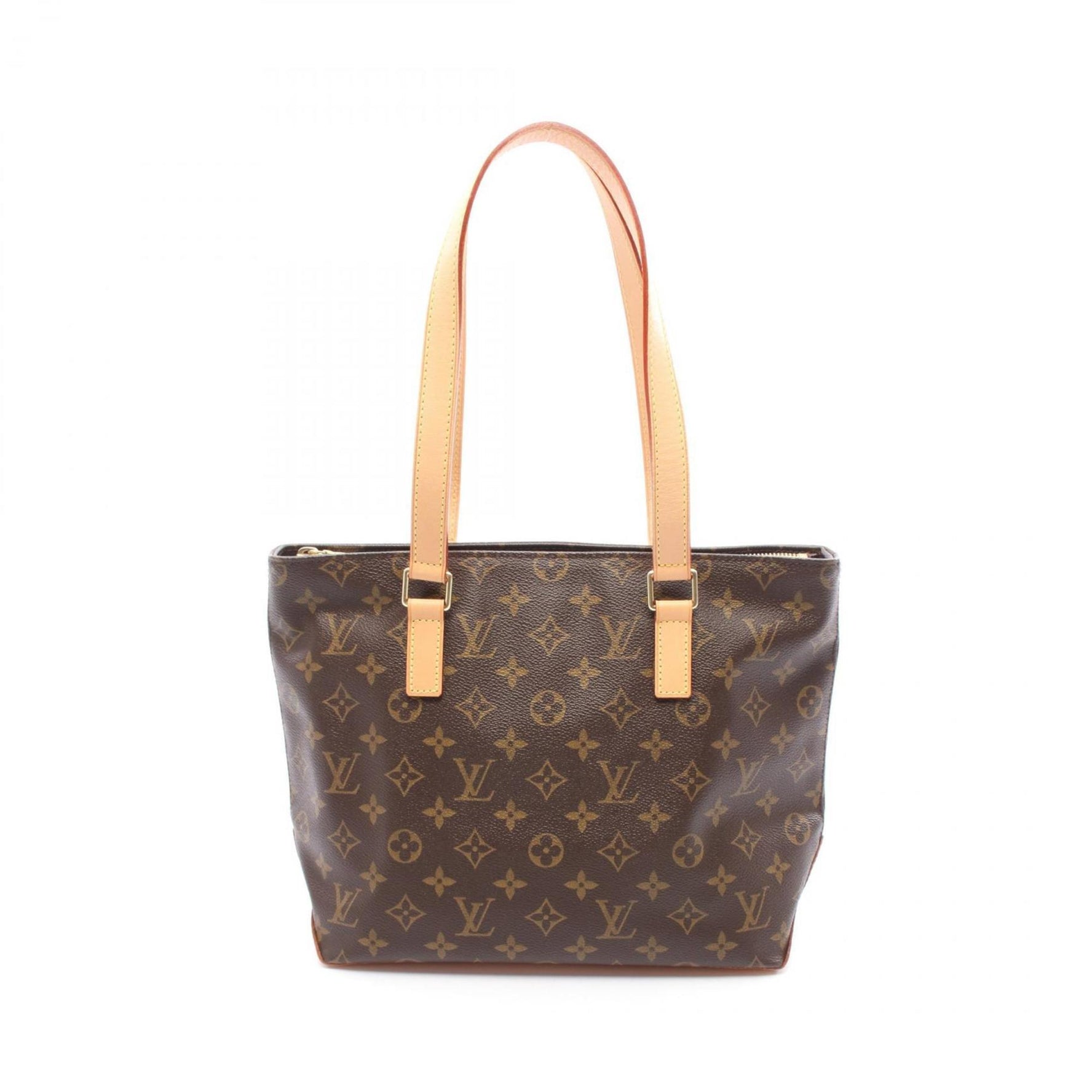 Louis Vuitton Cabas Piano Shoulder Bag, Coated Canvas and Leather, Monogram, Brown