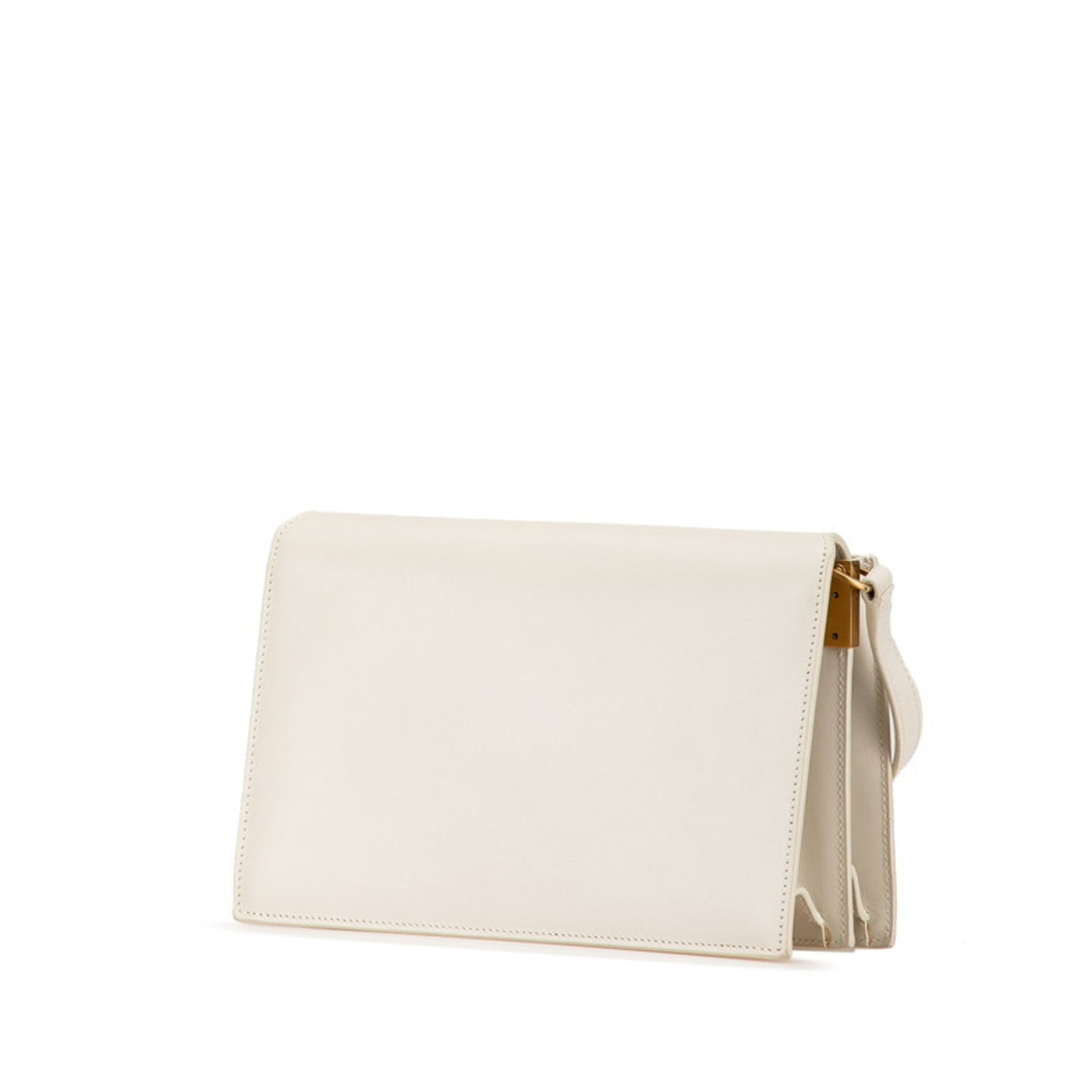 Saint Laurent Shoulder Bag Satchel White Leather Women's SAINT LAURENT