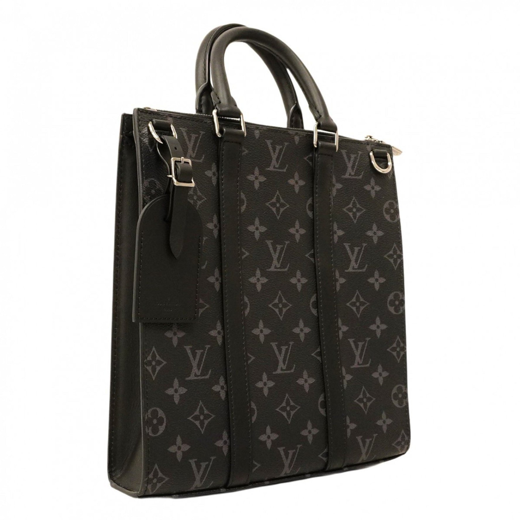 Louis Vuitton Monogram Eclipse Sac Plaque Handbag Bag