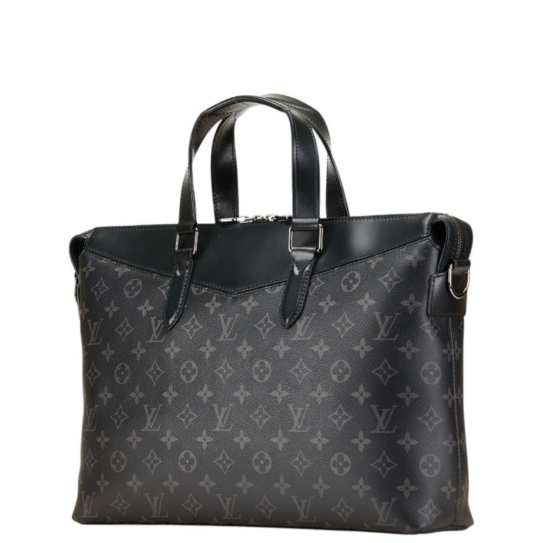 Louis Vuitton Monogram Eclipse Explorer Business Bag, Tote Shoulder Leather, LOUIS VUITTON