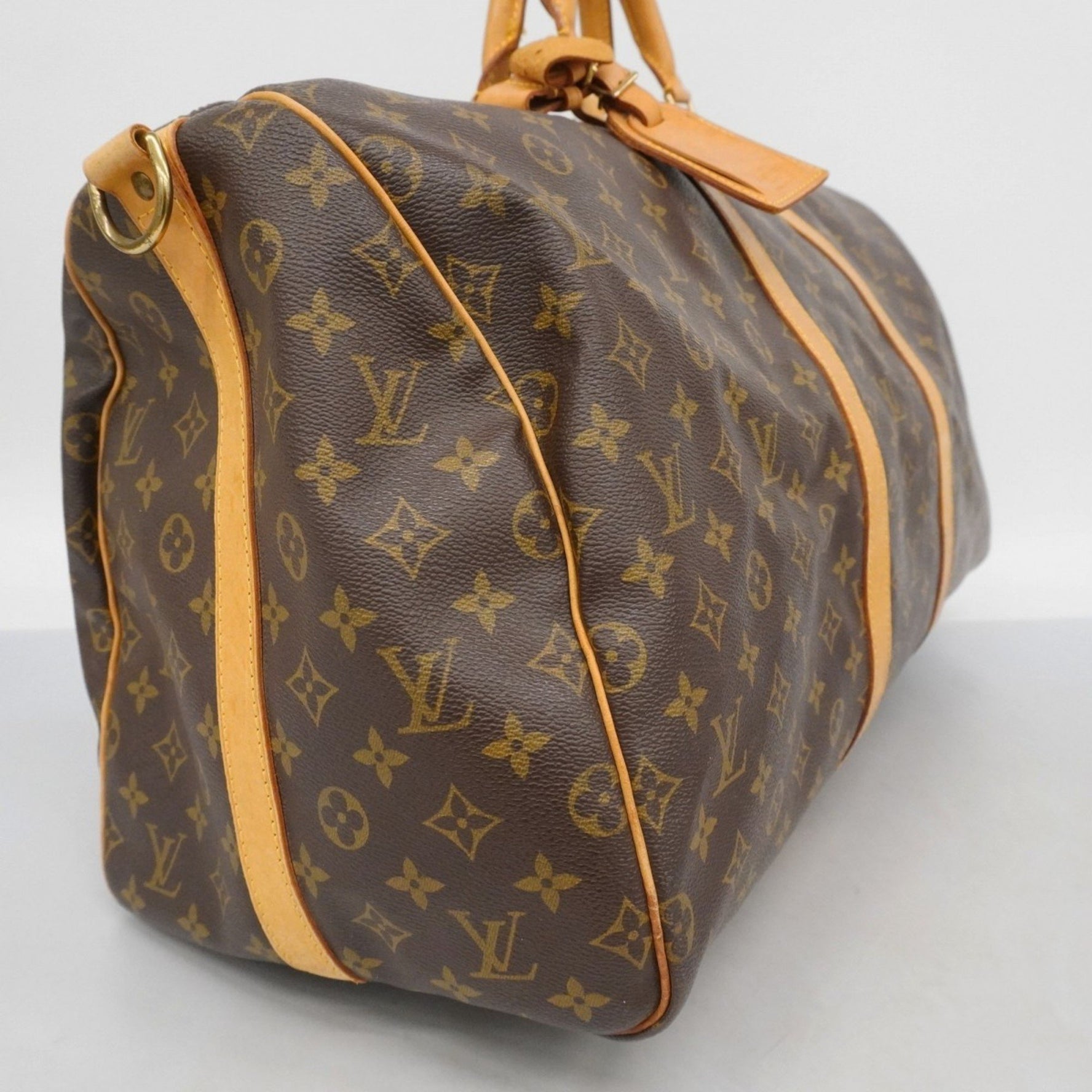 Louis Vuitton Monogram Keepall Bandouliere 55 Boston Bag Men's and