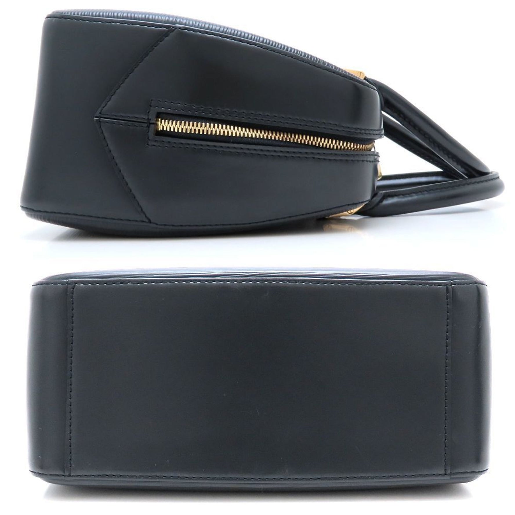 LOUIS VUITTON Epi Sablon Handbag in and Creel Black