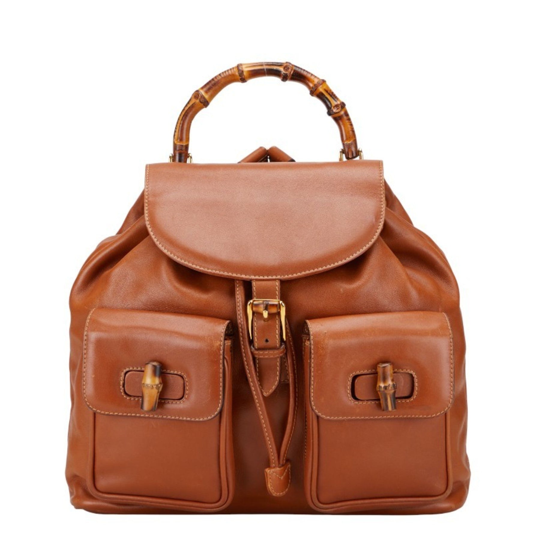 Gucci Bamboo Backpack 003 2058 0016 Leather