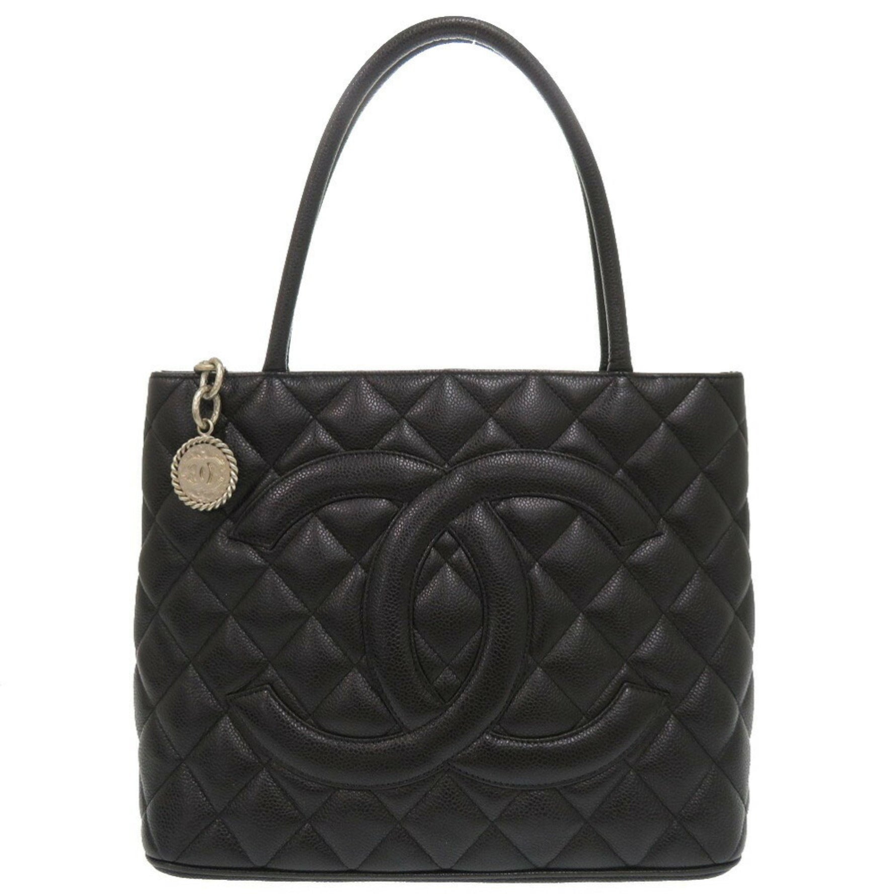 Chanel Reissue Tote Caviar Skin Series Bag Coco Mark 0212