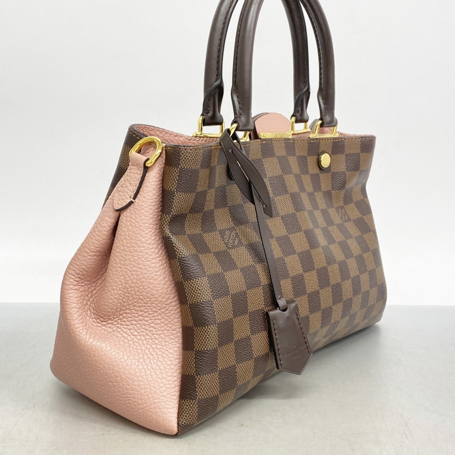 Louis Vuitton Damier Brittany Handbag N41674 Magnolia Women's
