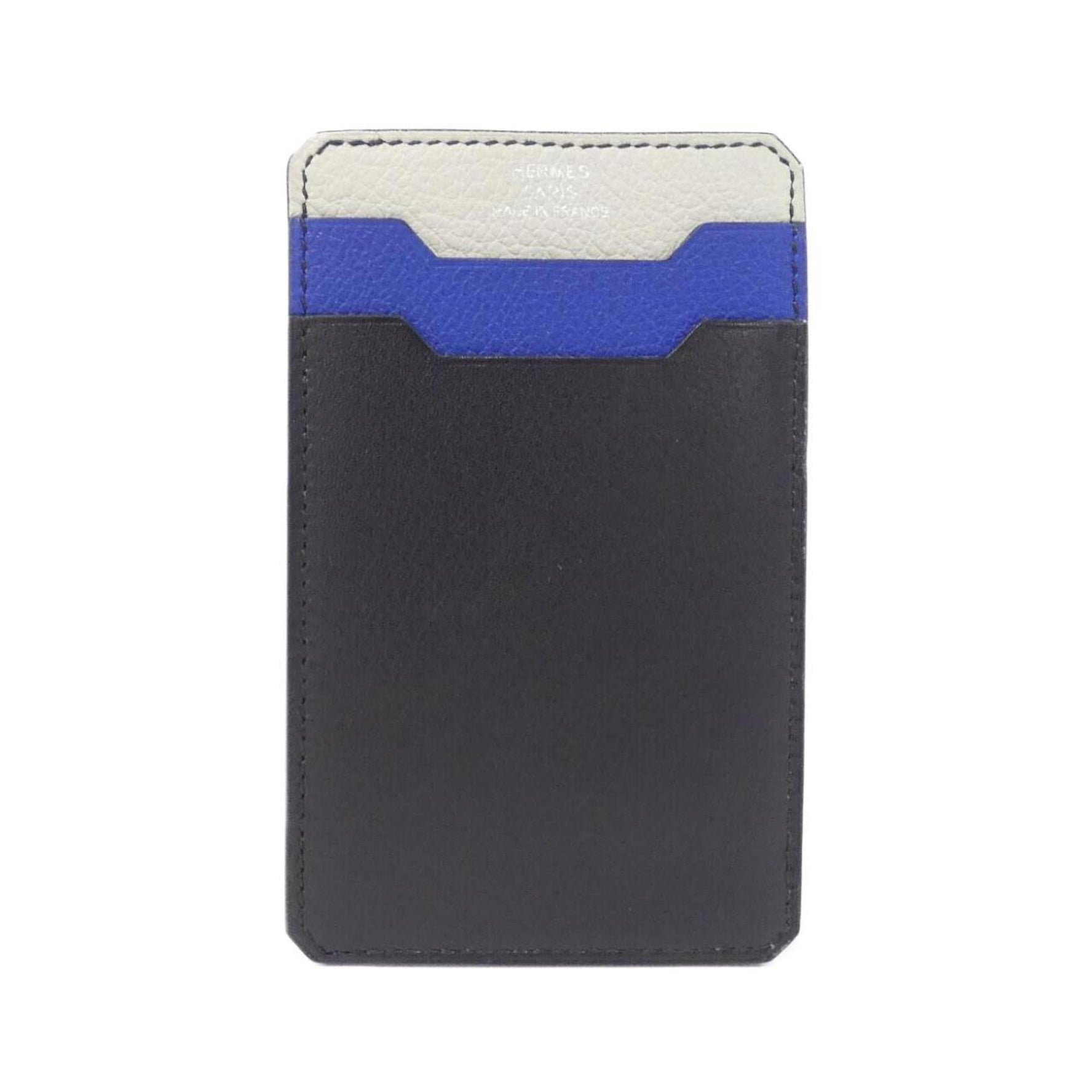 Hermes City Color Block Business Card Holder Case