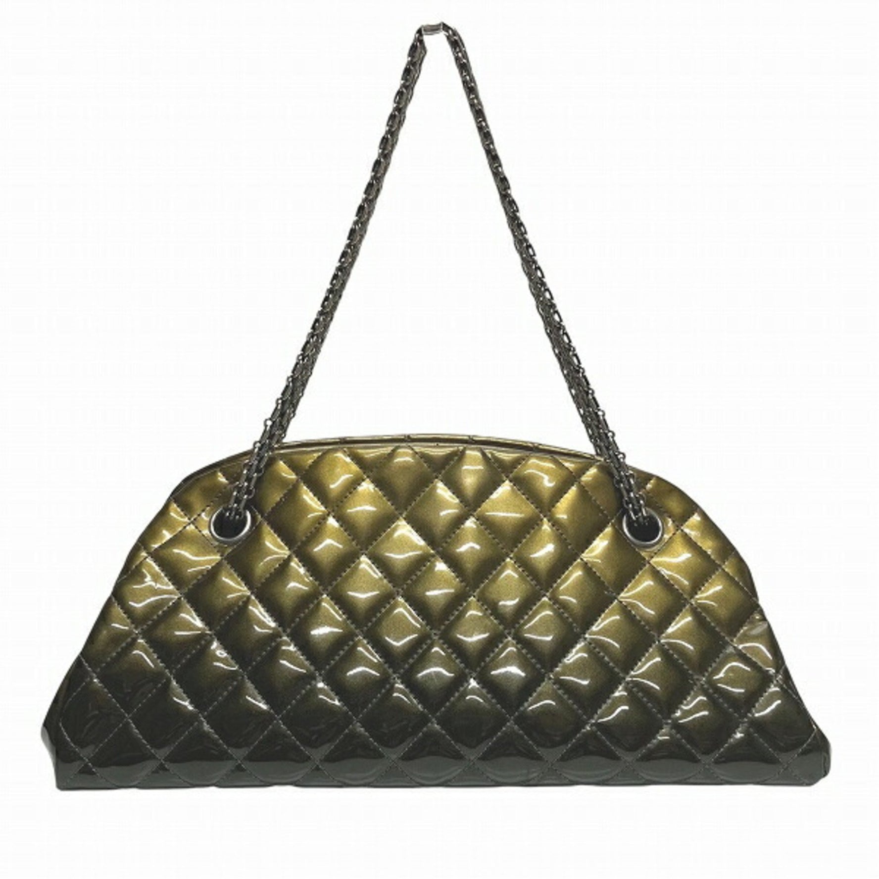 CHANEL Mademoiselle 9853 Coco Mark Bowling Bag Shoulder