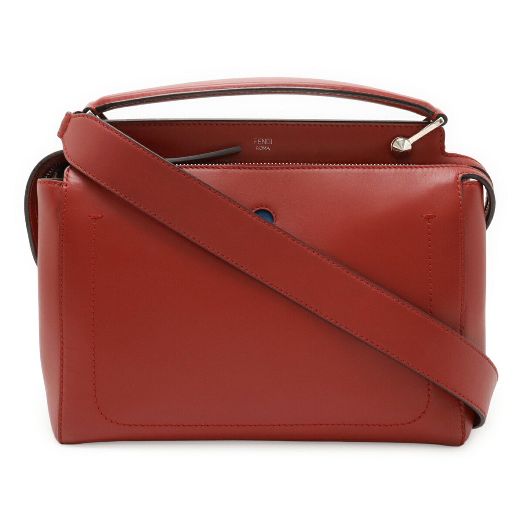 FENDI.com Handbag Shoulder Bag Leather Red
