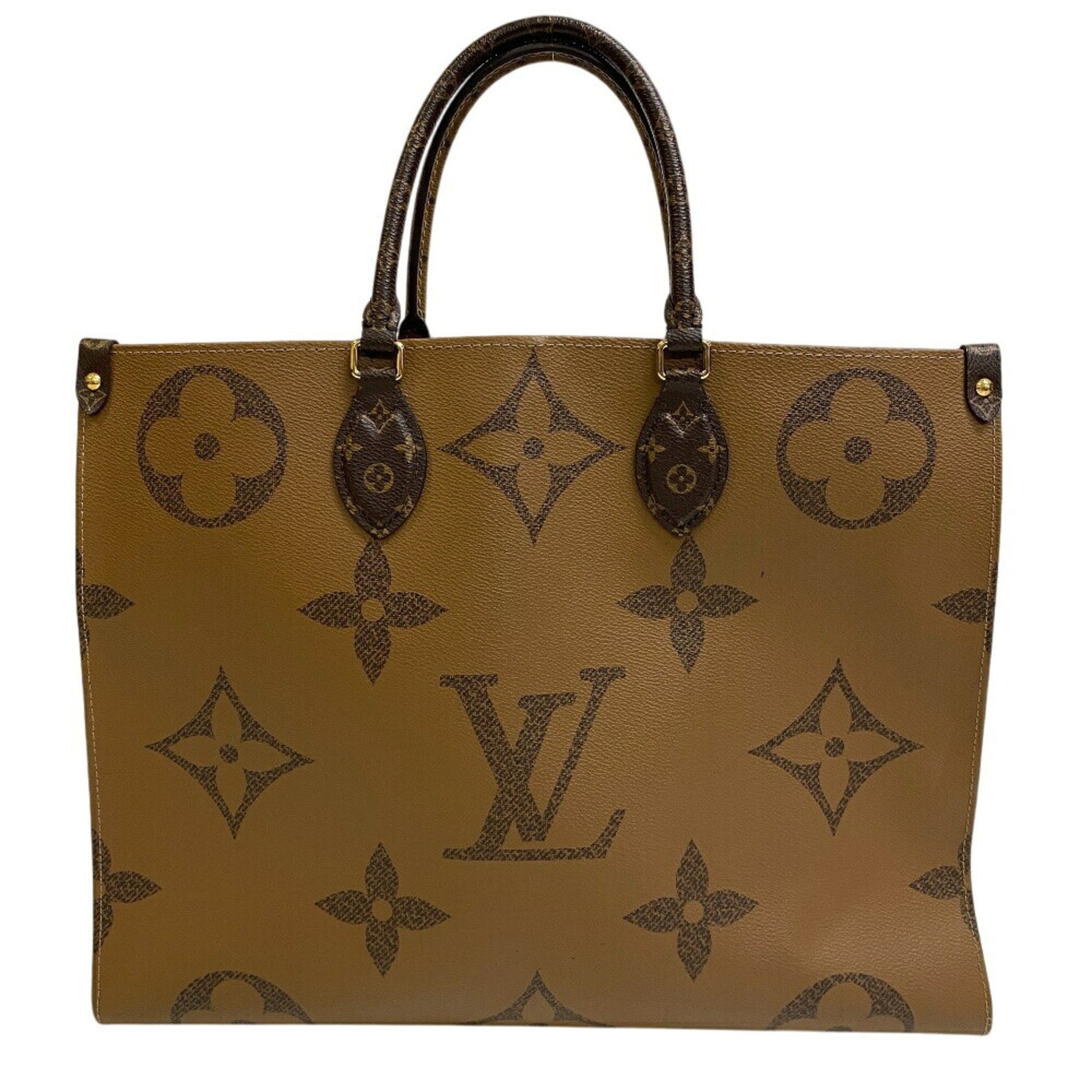 LOUIS VUITTON M45320 On the Go GM Monogram Giant Tote Bag, Brown, Women's