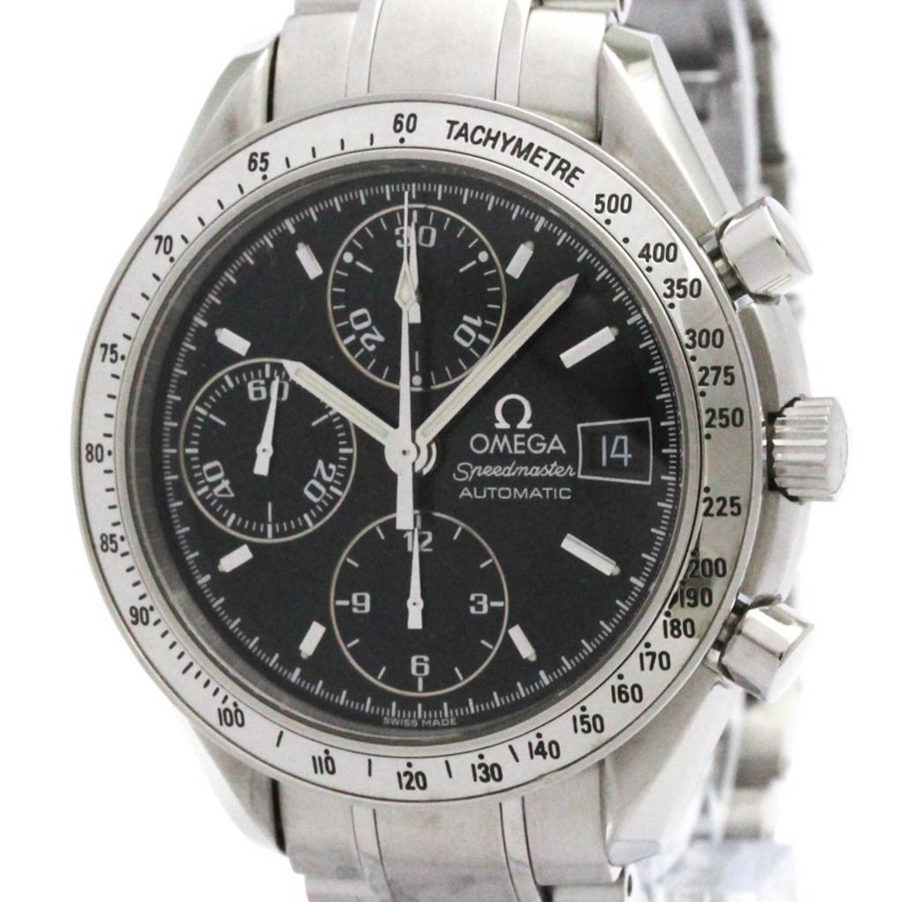 OMEGA Speedmaster Date Steel Automatic Mens Watch 3513.50 Polished