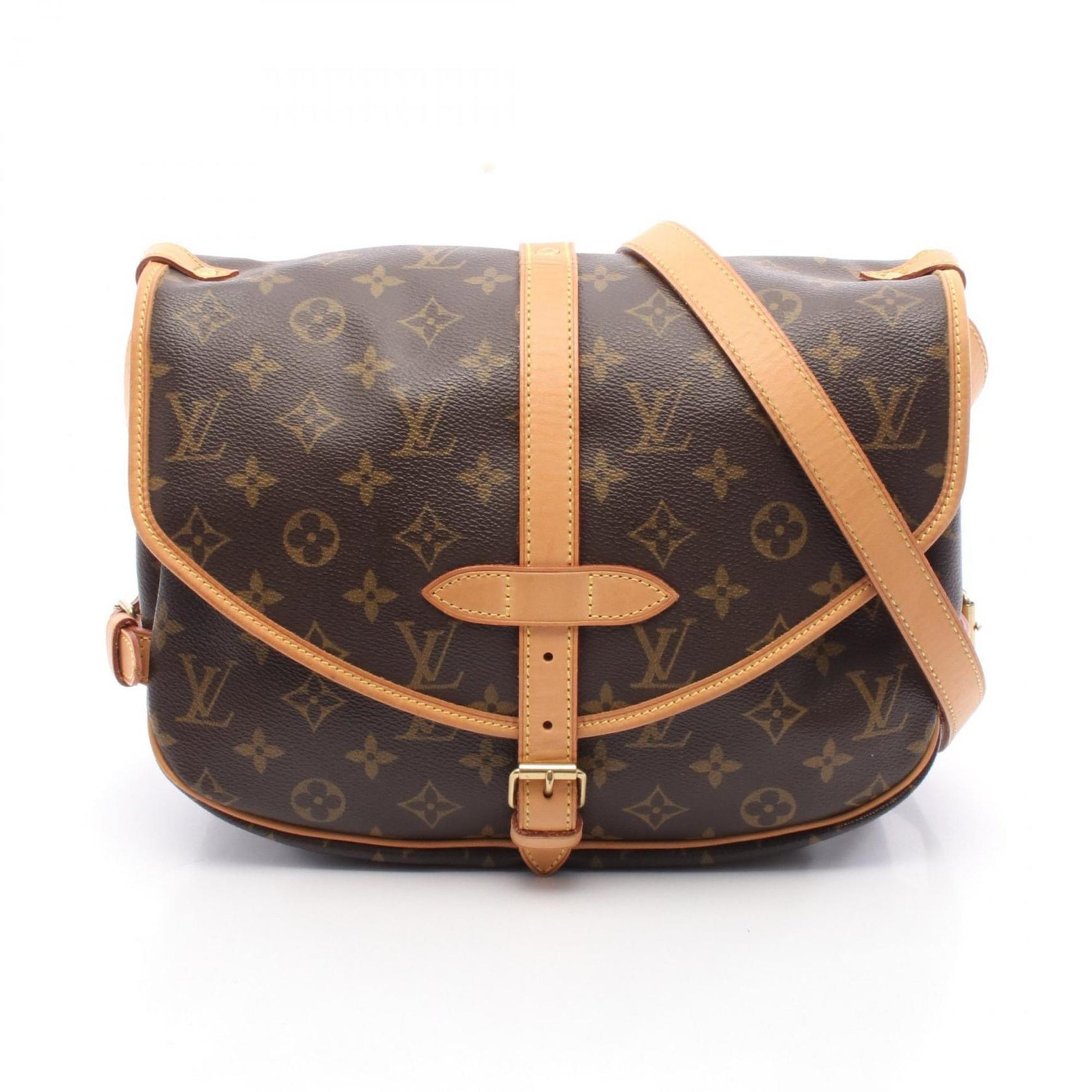 Louis Vuitton Saumur 30 Shoulder Bag, Coated Canvas and Leather, Monogram