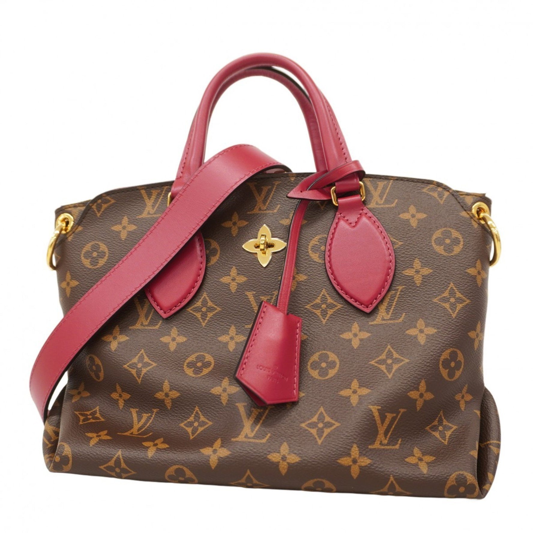 Louis Vuitton Monogram Flower Zipped Tote PM a bag .