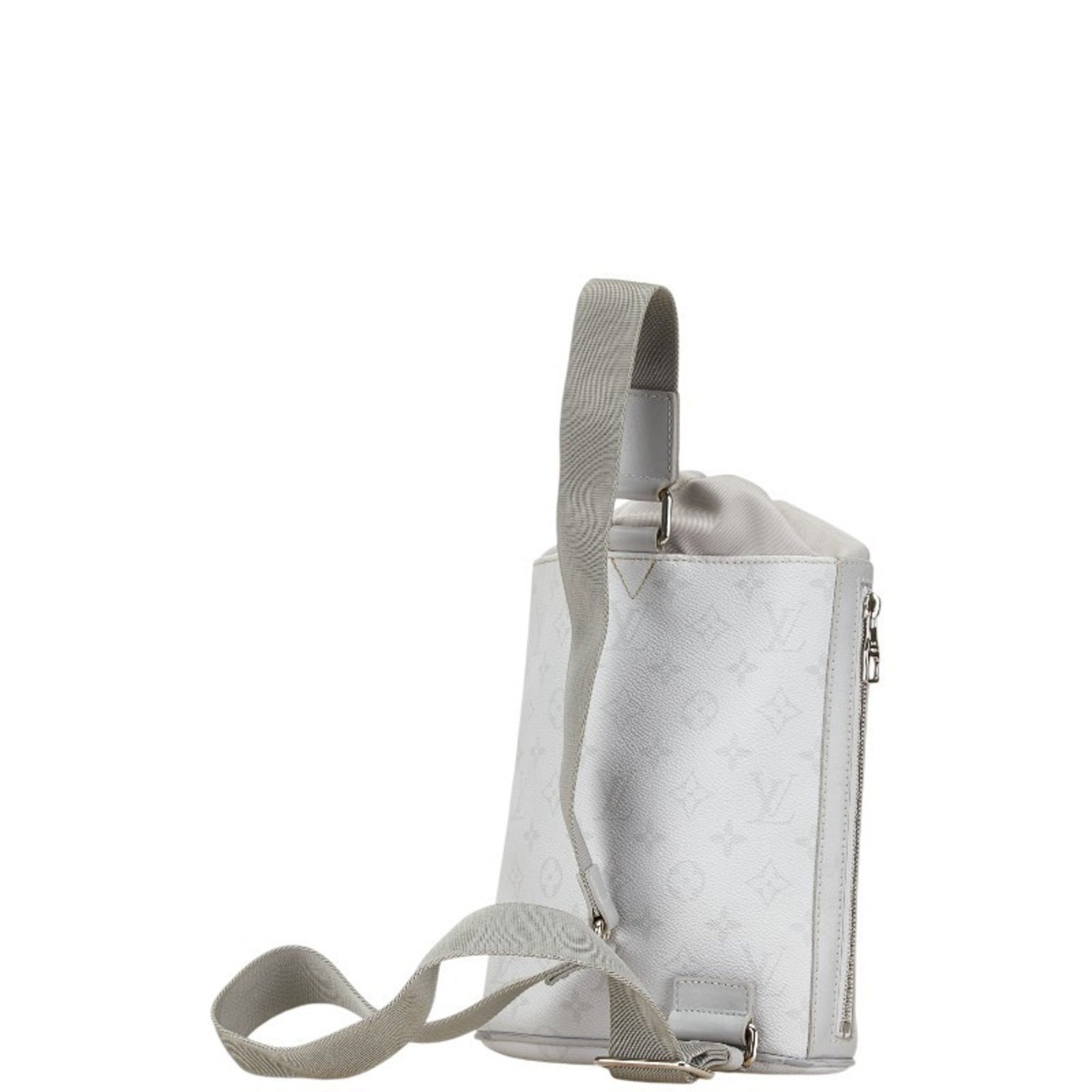 Louis Vuitton Chalk Slingback Shoulder Bag M44629 Antarctica Grey PVC Leather Women's LOUIS VUITTON