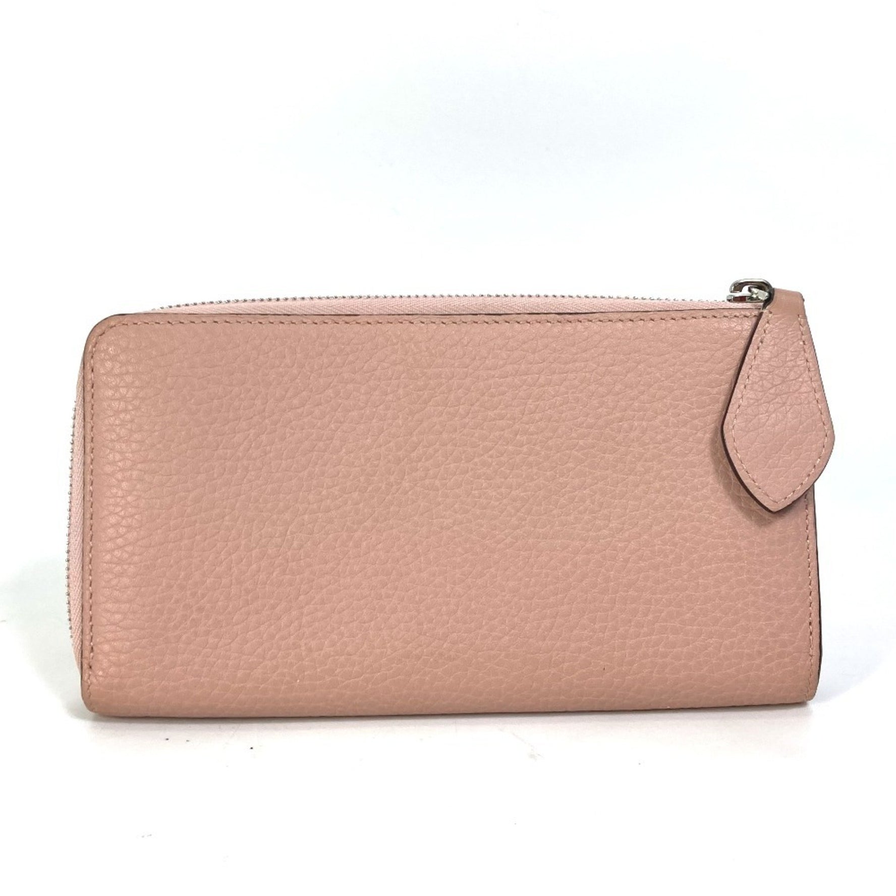 LOUIS VUITTON M63103 Portefeuille Comete L-shaped zipper long wallet in Taurillon leather, women's, pink