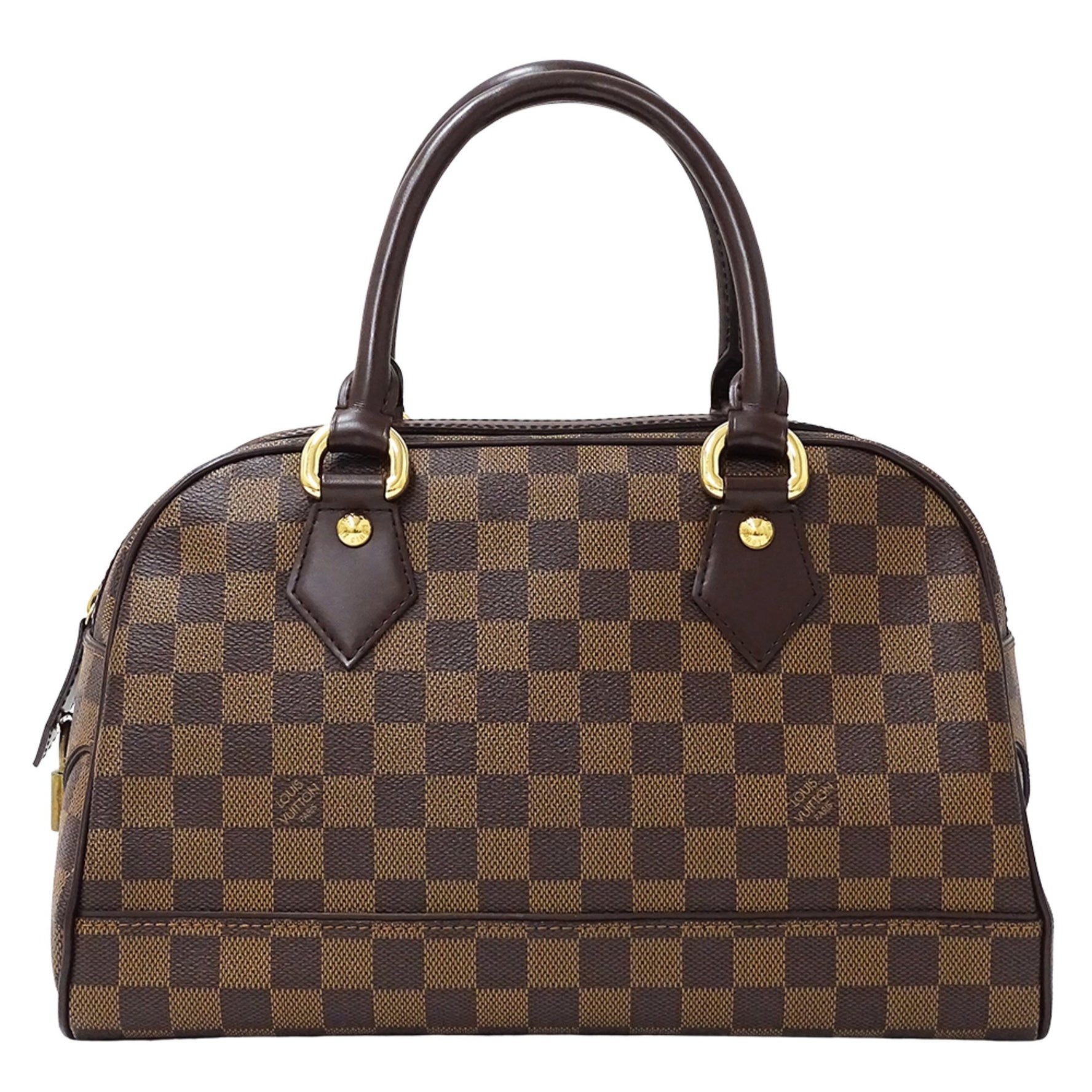 Louis Vuitton Damier Bag Brand Handbag Duomo Brown