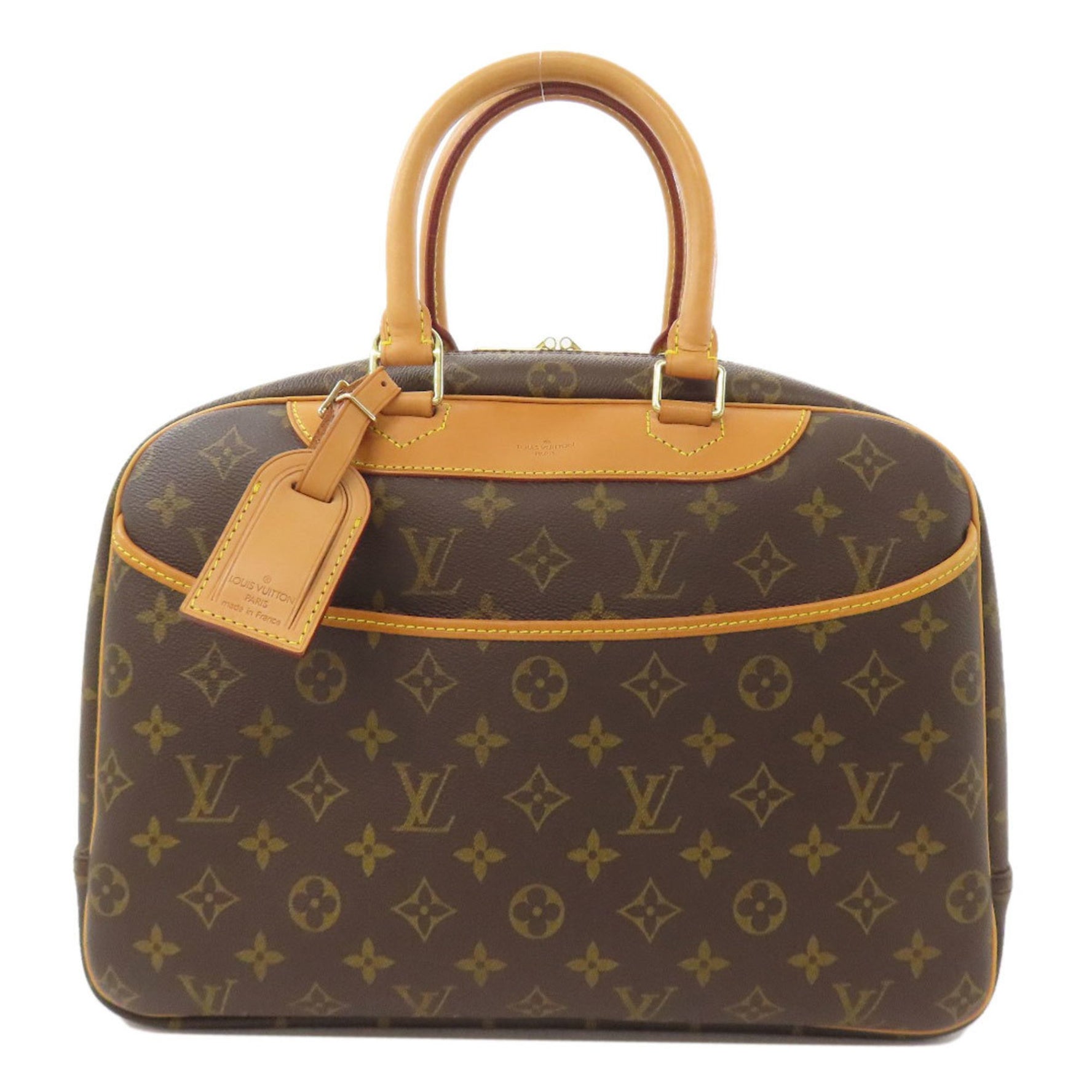 Louis Vuitton Deauville Handbag Canvas LOUIS VUITTON