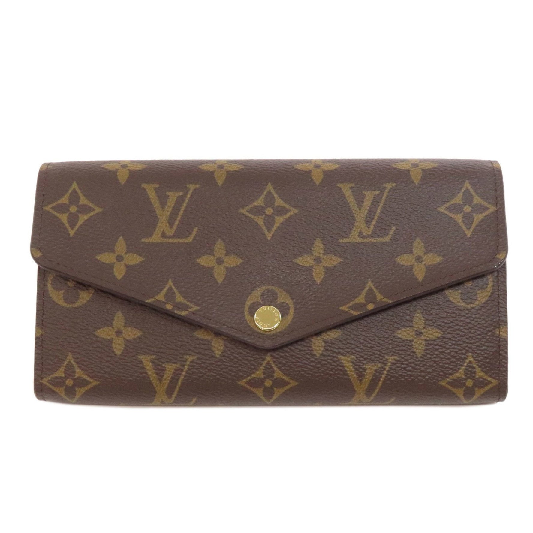 Louis Vuitton Portefeuille Sarah Long Wallet Monogram Canvas