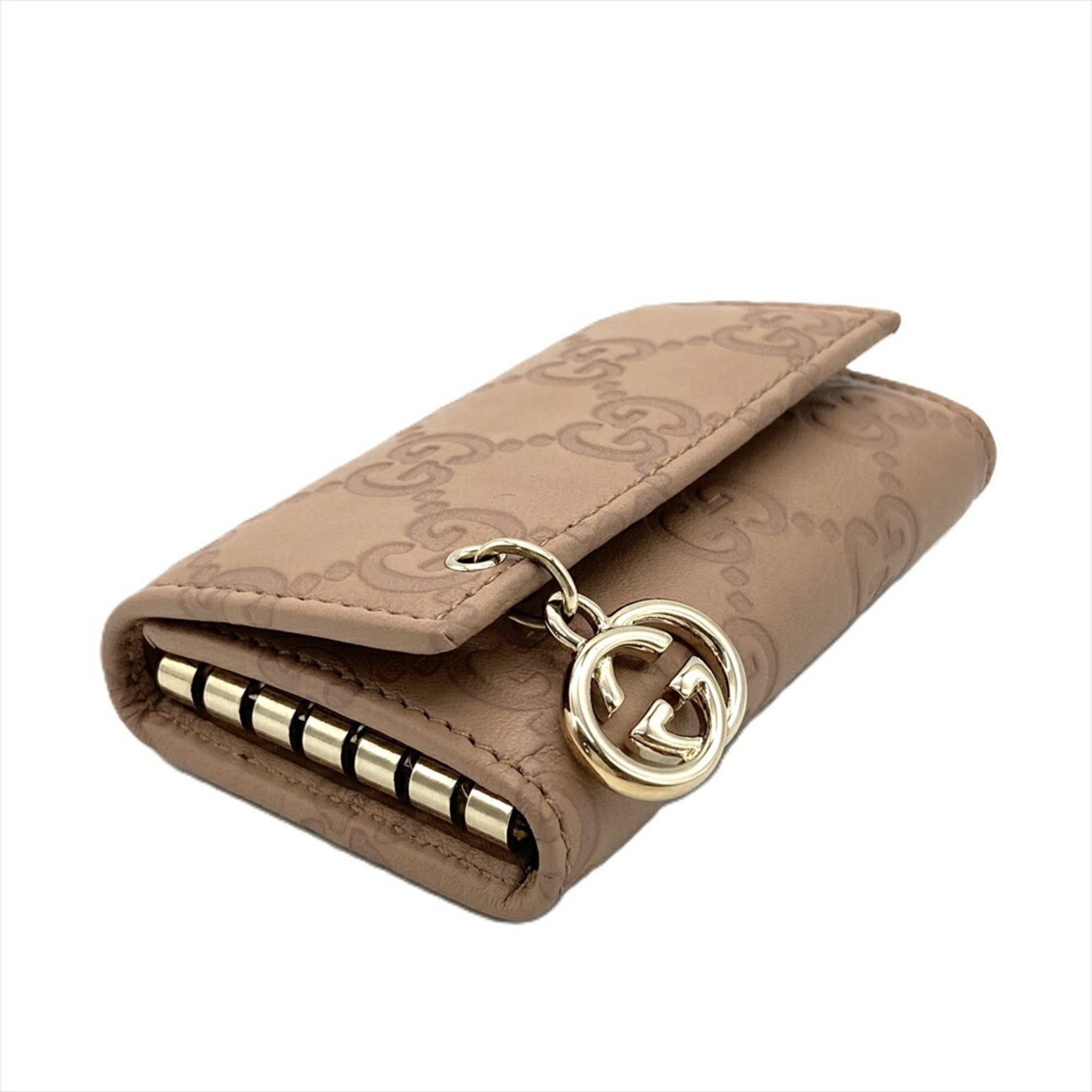 GUCCI GG PIERCE key case Guccissima 212111・0416 Interlocking Ladies