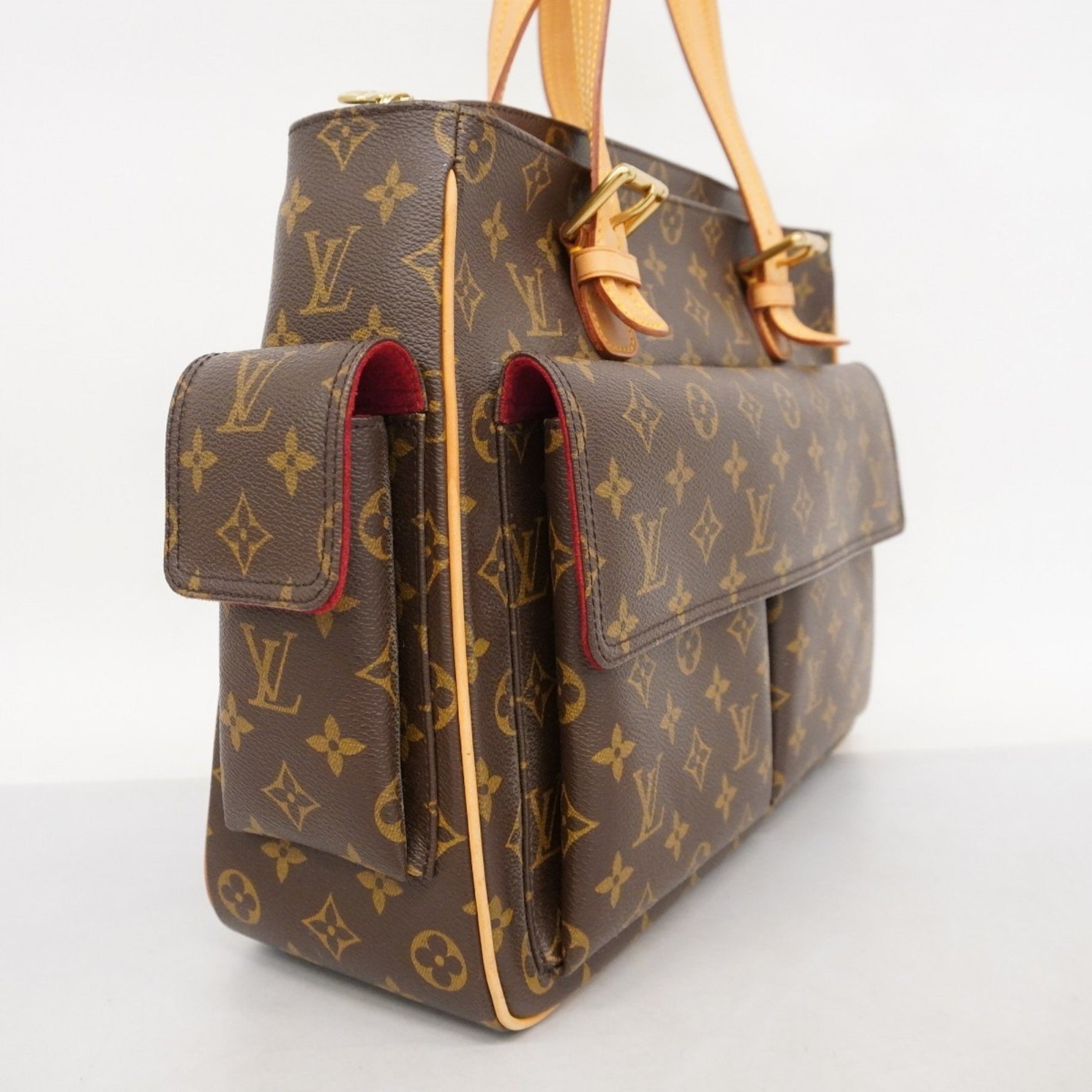 Louis Vuitton Monogram Multiplicite Tote Bag M51162 Brown Women's
