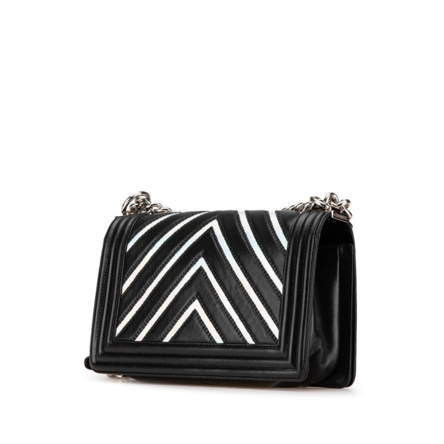 Chanel Boy 25 V Stitch Chevron Shoulder Bag