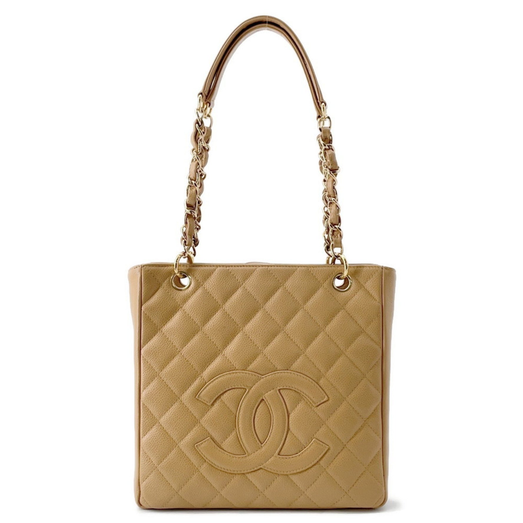 CHANEL Matelasse Coco Mark Tote Bag Shoulder PST