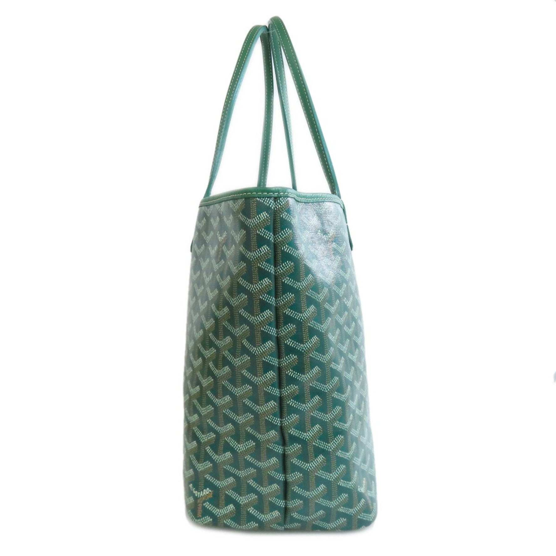 Goyard Cyan Tote Bag, Coated Canvas