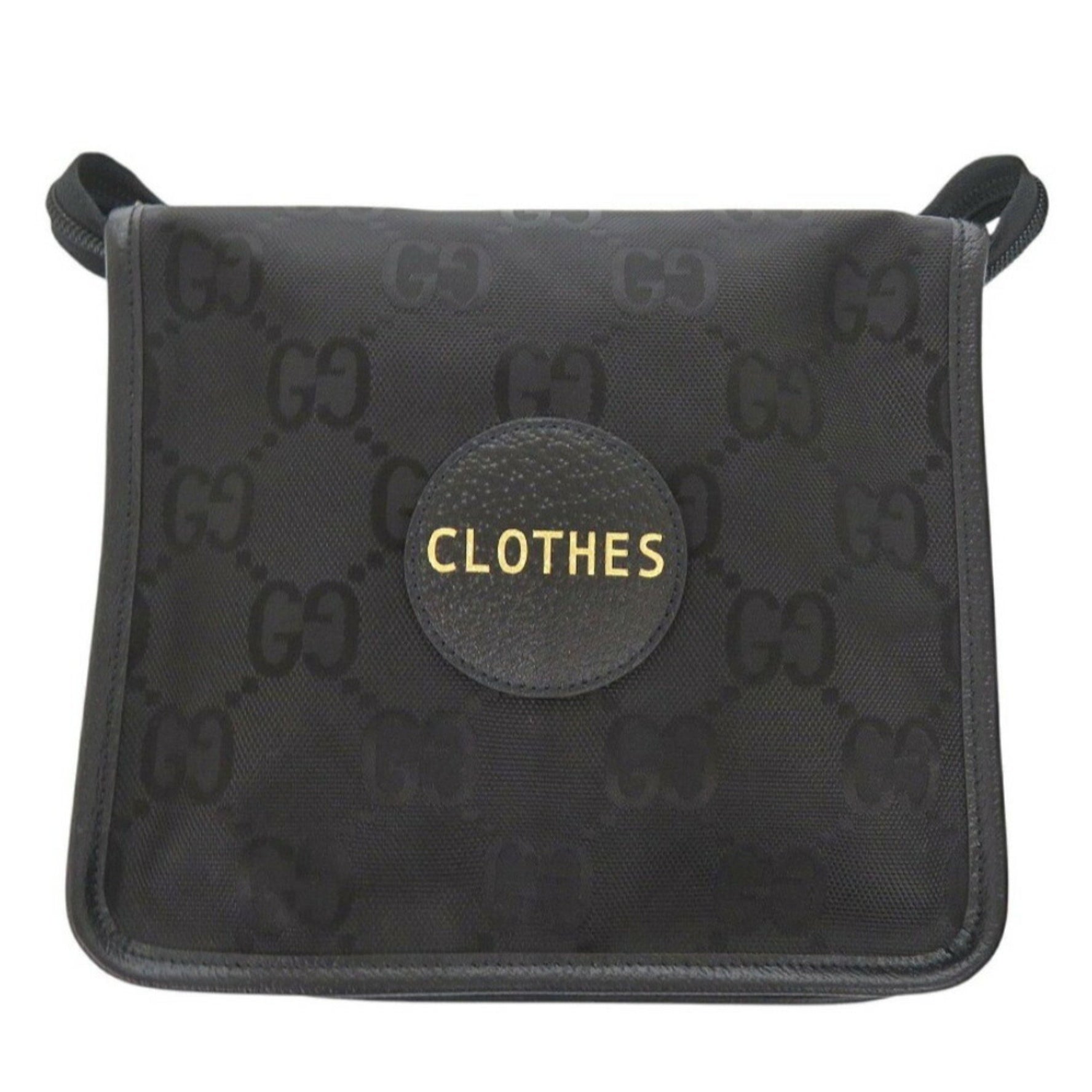 Gucci Off the Grid Small Backing Nylon Canvas/Leather Black Travel Pouch 1685GUCCI