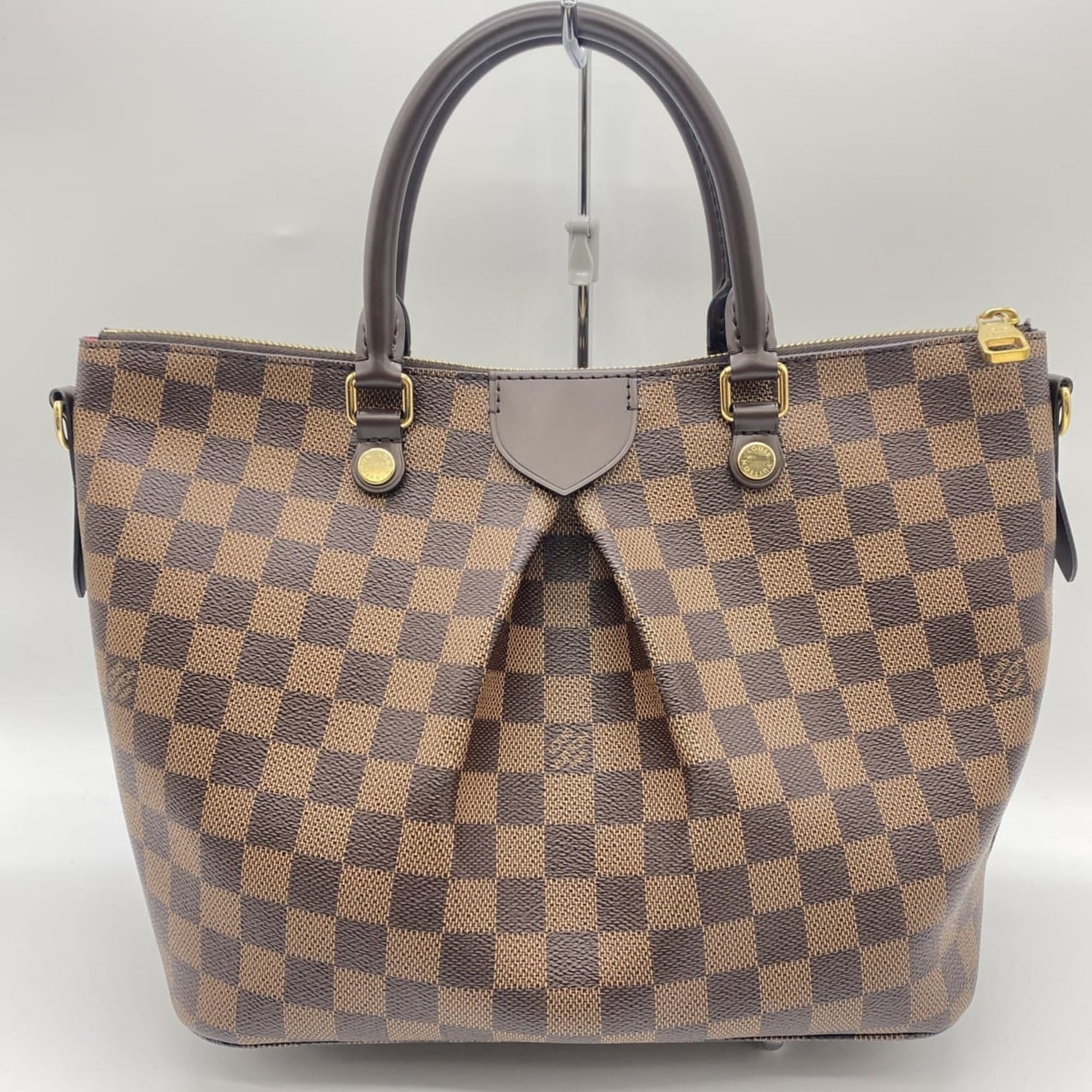 Louis Vuitton Damier Sienna MM Handbag, Tote Bag, Shoulder Damier, and Men's
