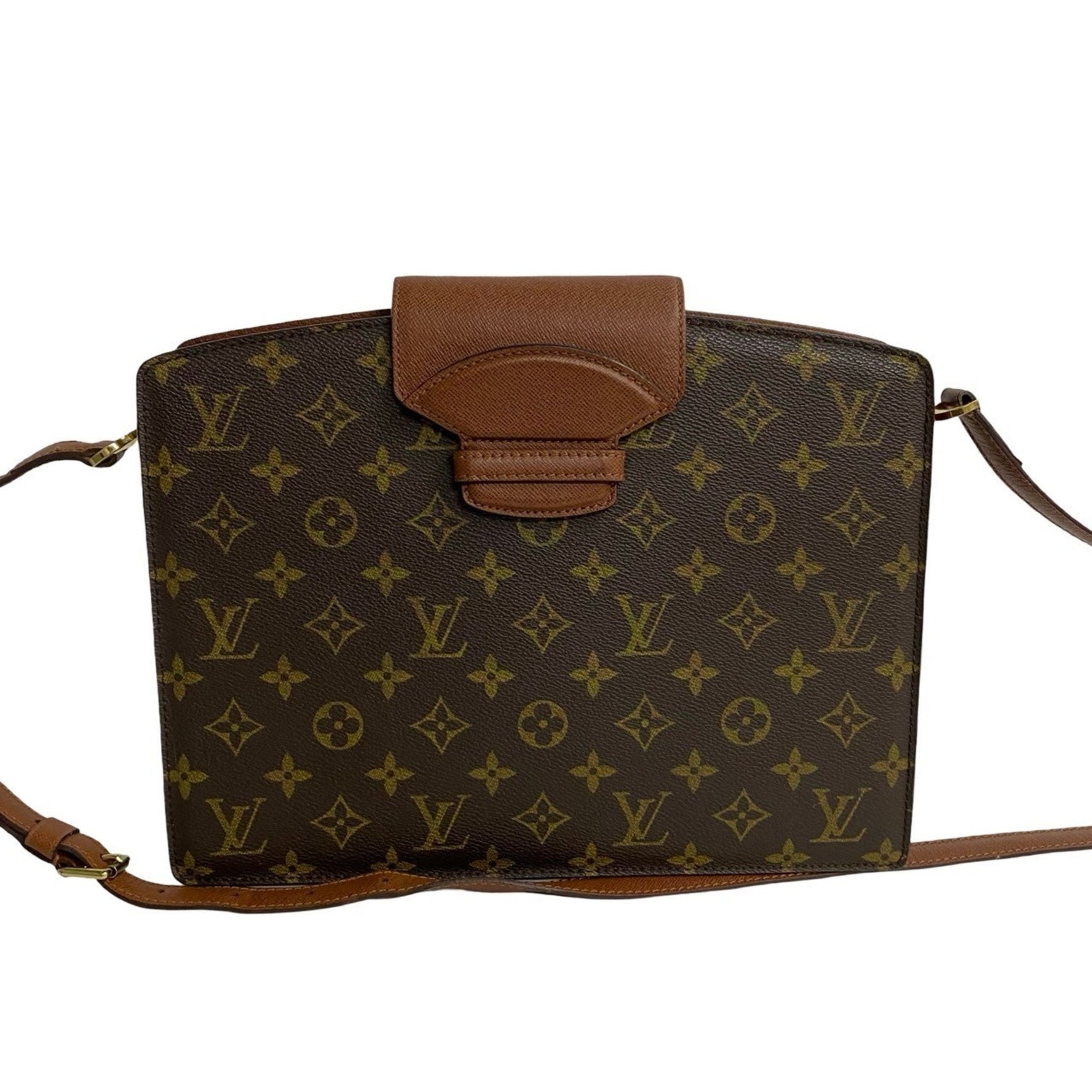 Louis Vuitton Crucell Monogram Leather Shoulder Bag/Pochette 74-10