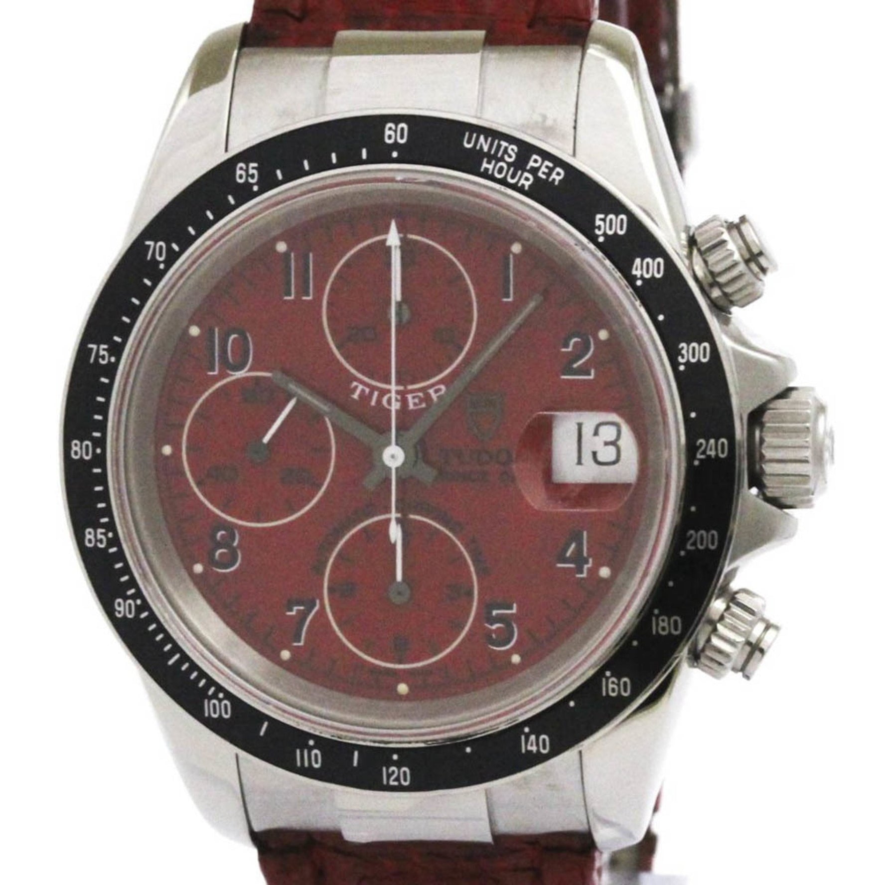 TUDOR Prince Date Tiger Steel Automatic Watch Polished