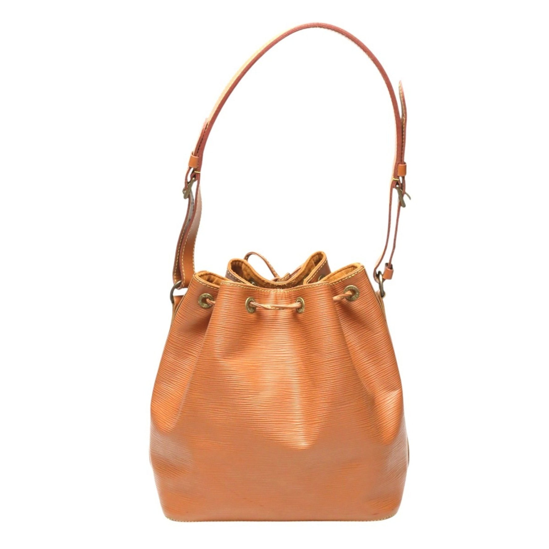 Louis Vuitton LOUIS VUITTON Shoulder Bag Epi Petit Noe Leather M44108 Zipangu Gold LV