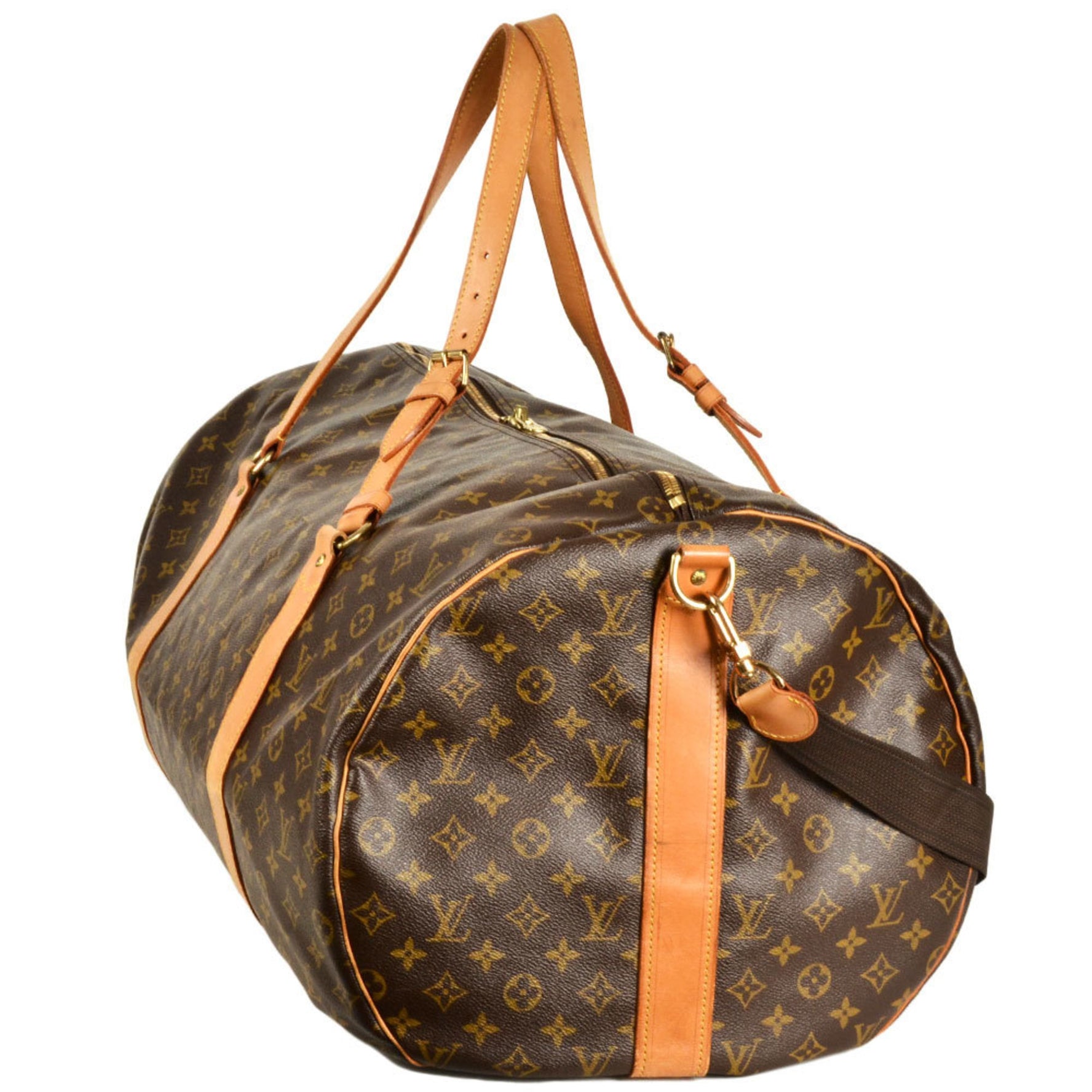 Louis Vuitton Sac Polochon Boston Bag Monogram Canvas
