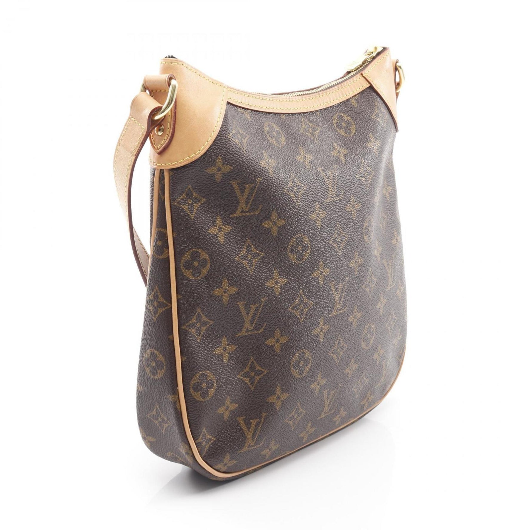 Louis Vuitton Odeon PM Monogram Shoulder Bag, Coated Canvas and Leather, Brown
