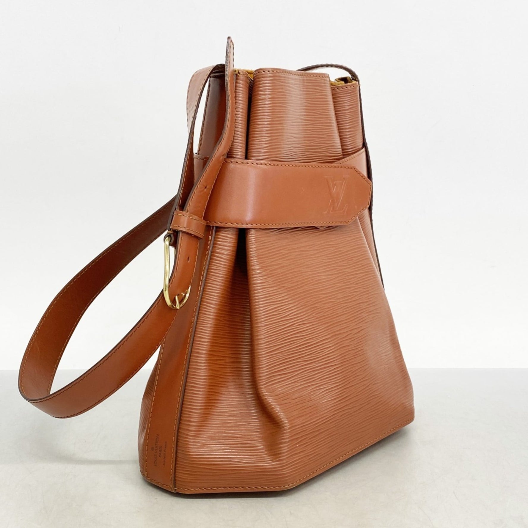 Louis Vuitton Epi Sac de Paul PM Shoulder Bag Kenya Brown