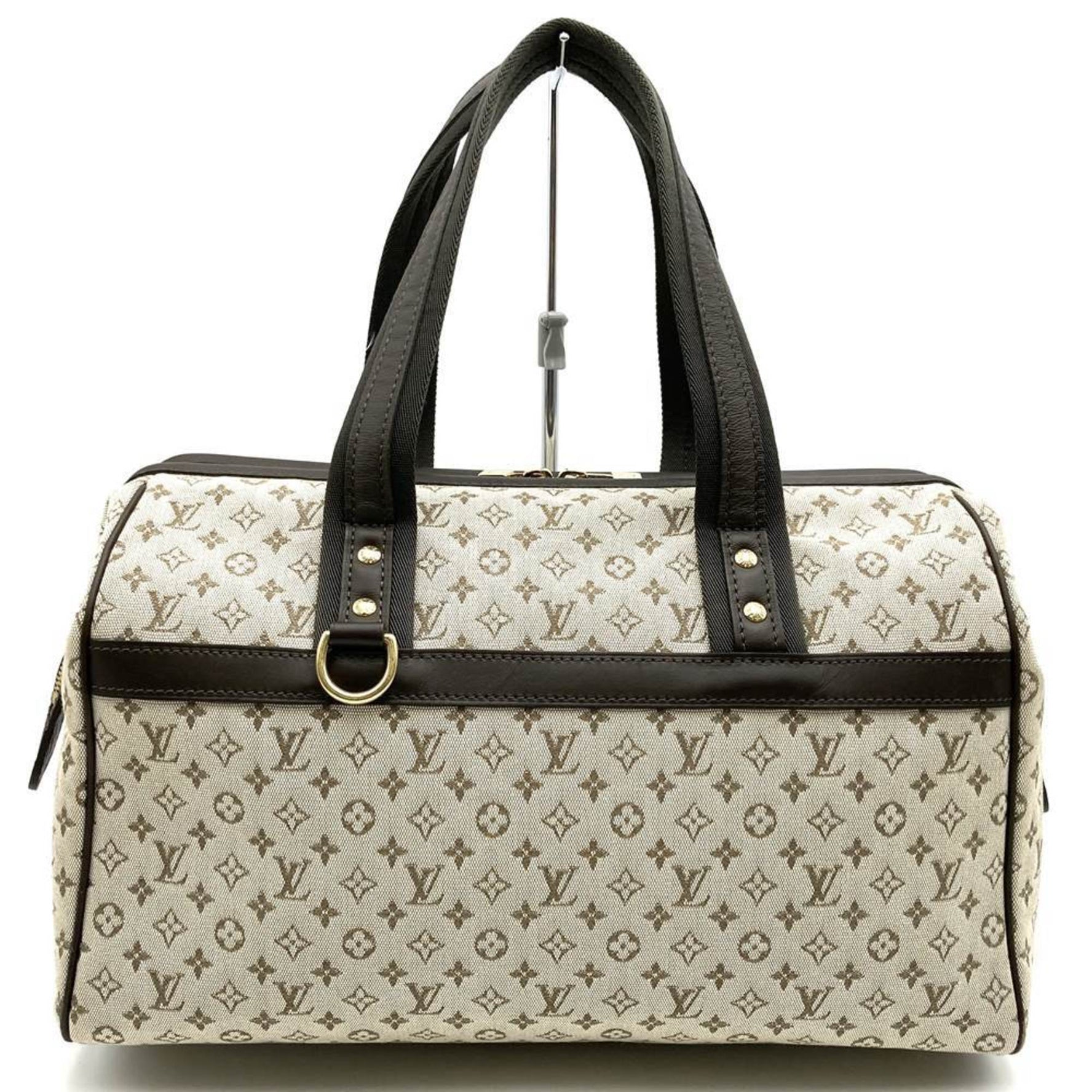 Louis Vuitton Josephine GM Handbag Beige/Brown Monogram Mini Canvas