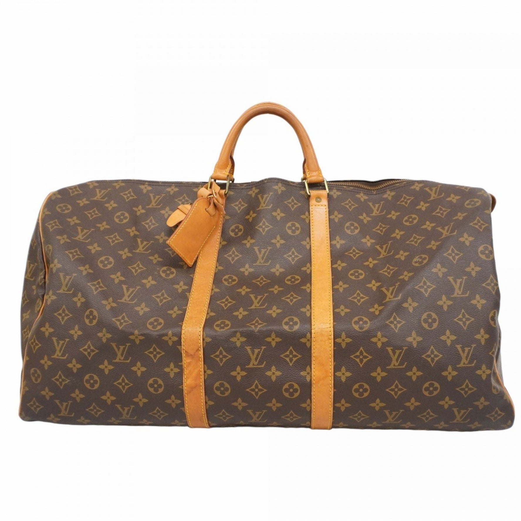 Louis Vuitton Monogram Keepall 60 Boston Bag Men's and