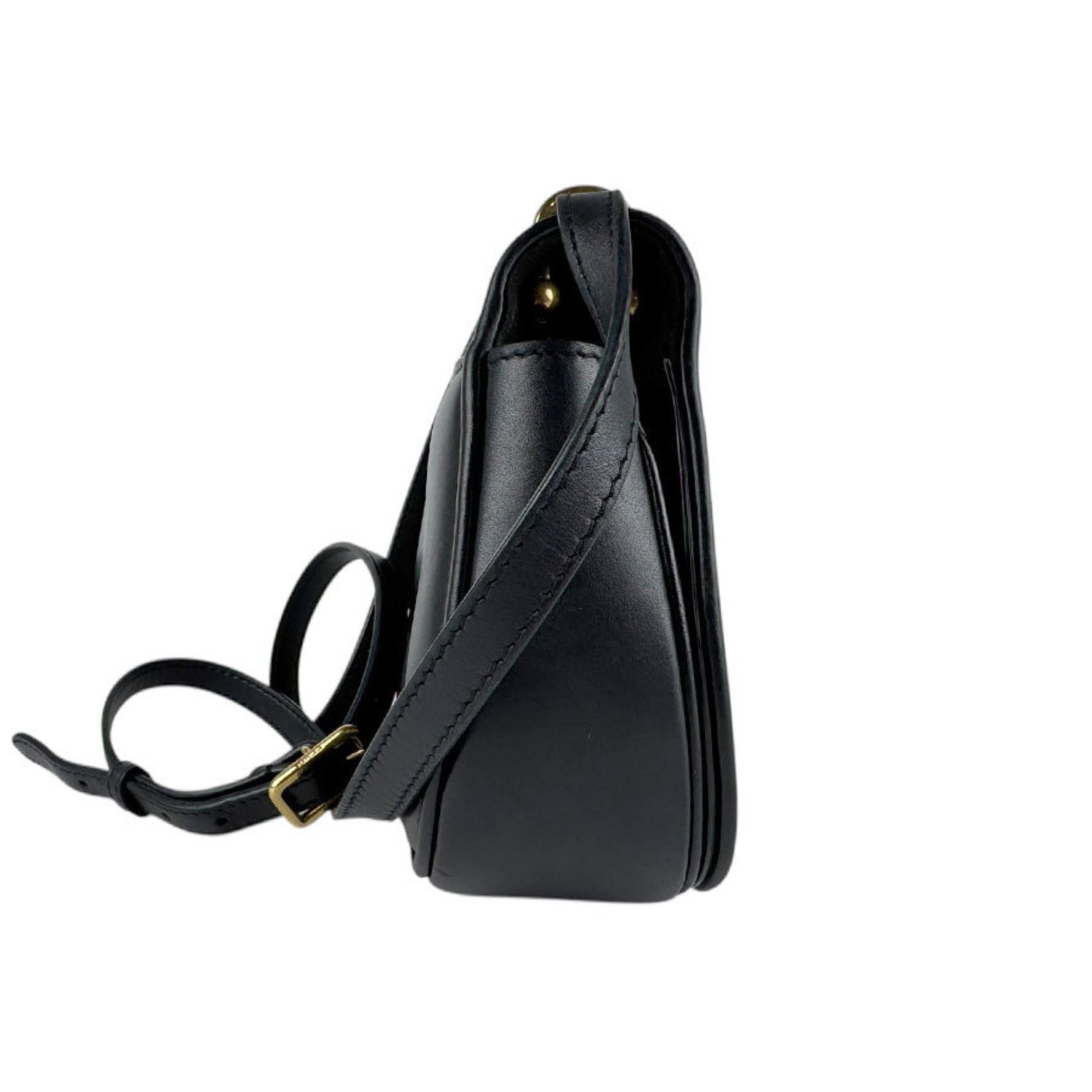 Fendi Camon Small Shoulder Bag in Leather