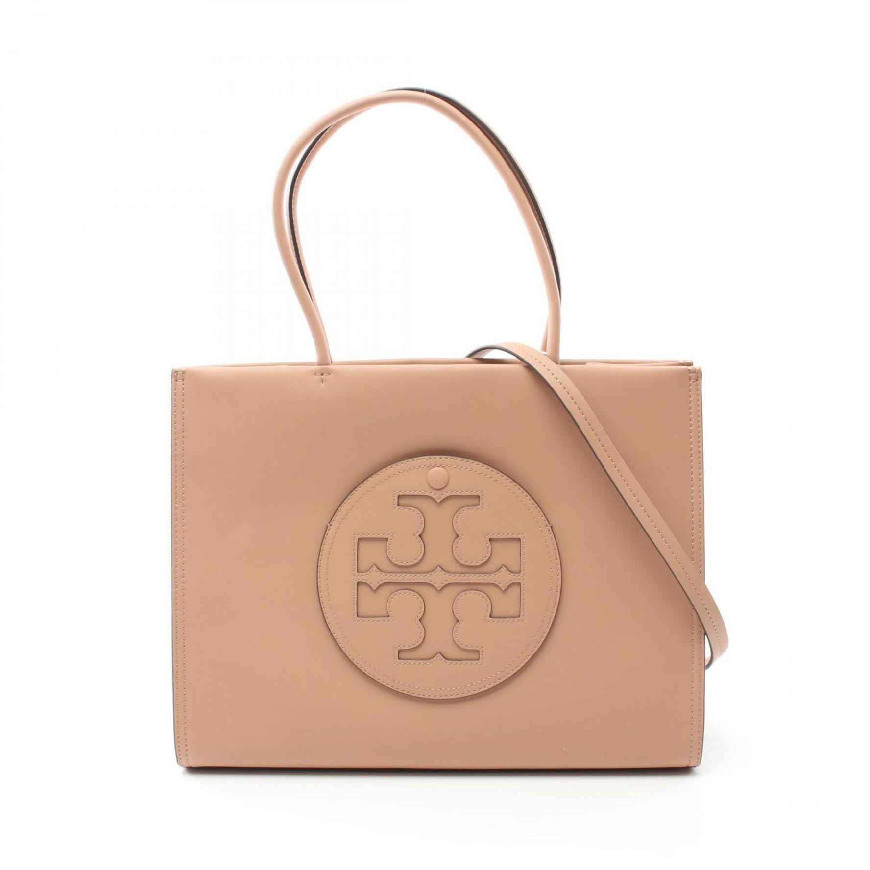 Tory Burch ELLA Tote Bag, Faux Leather, Women's, Brown,